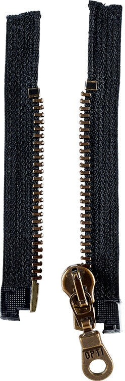 Opti metall Jackenreißverschluß teilbar 5mm schwarz 000 Reißverschlüsse Opti Malu - Stoffhaus
