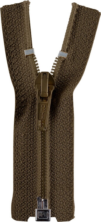 Opti oliv 542 Spirale teilbar 5mm Jackenreißverschluß Reißverschlüsse Opti Malu - Stoffhaus