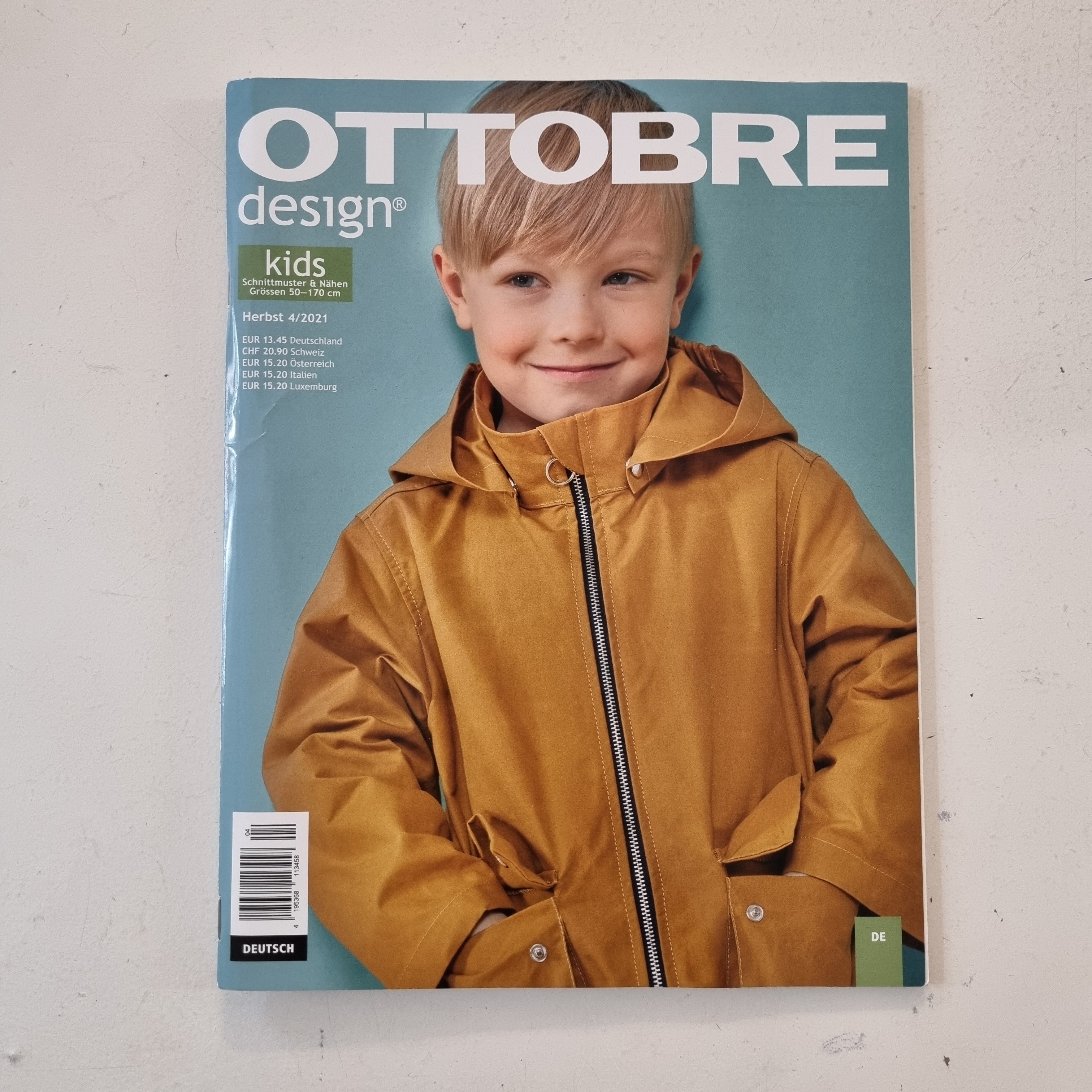 Ottobre Kids Herbst 4/2021 Presse, Zeitschrift, Magazin Ottobre Malu - Stoffhaus