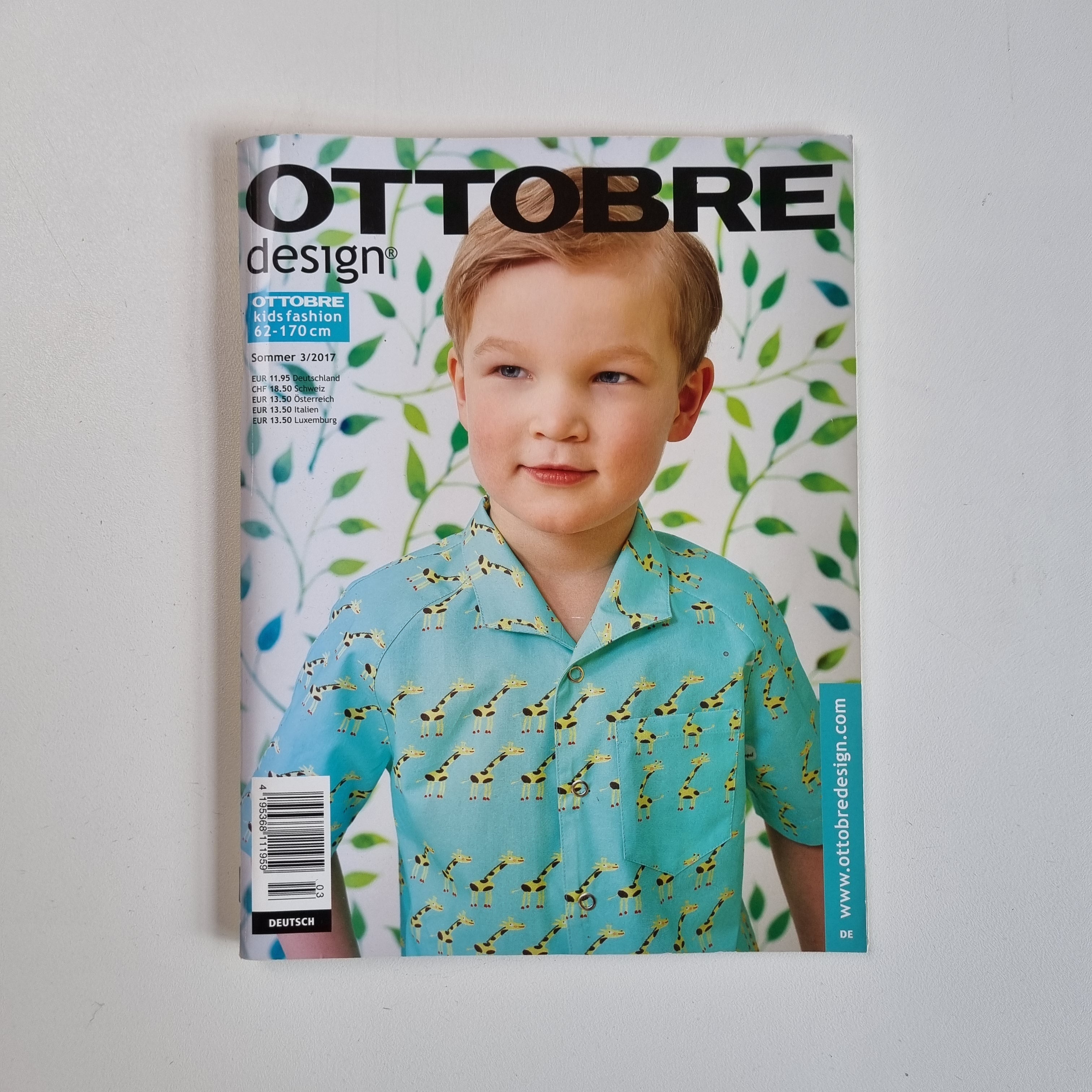 Ottobre Kids Sommer 3/2017 Presse, Zeitschrift, Magazin Ottobre Malu - Stoffhaus