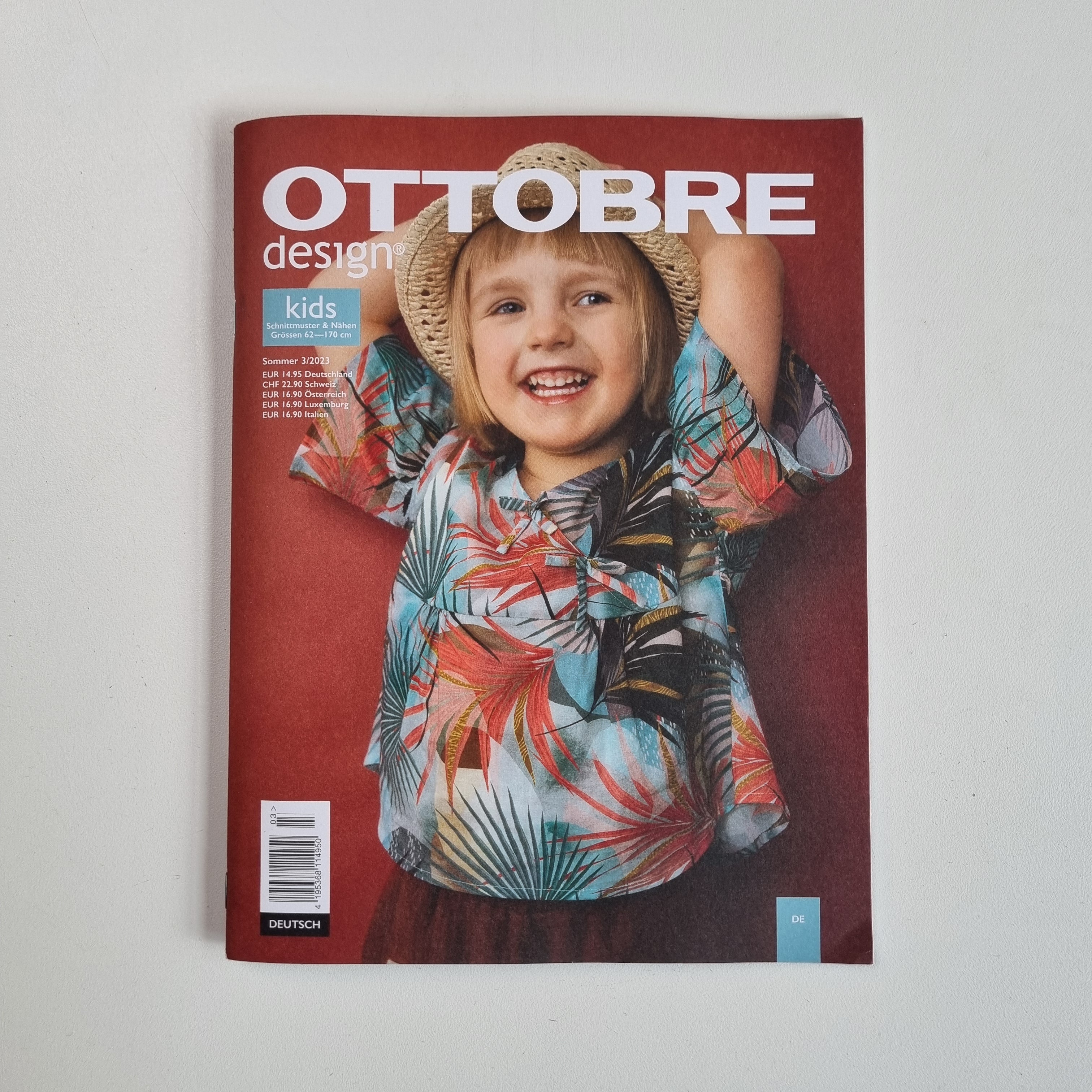 Ottobre Kids Sommer 3/2023 Presse, Zeitschrift, Magazin Ottobre Malu - Stoffhaus