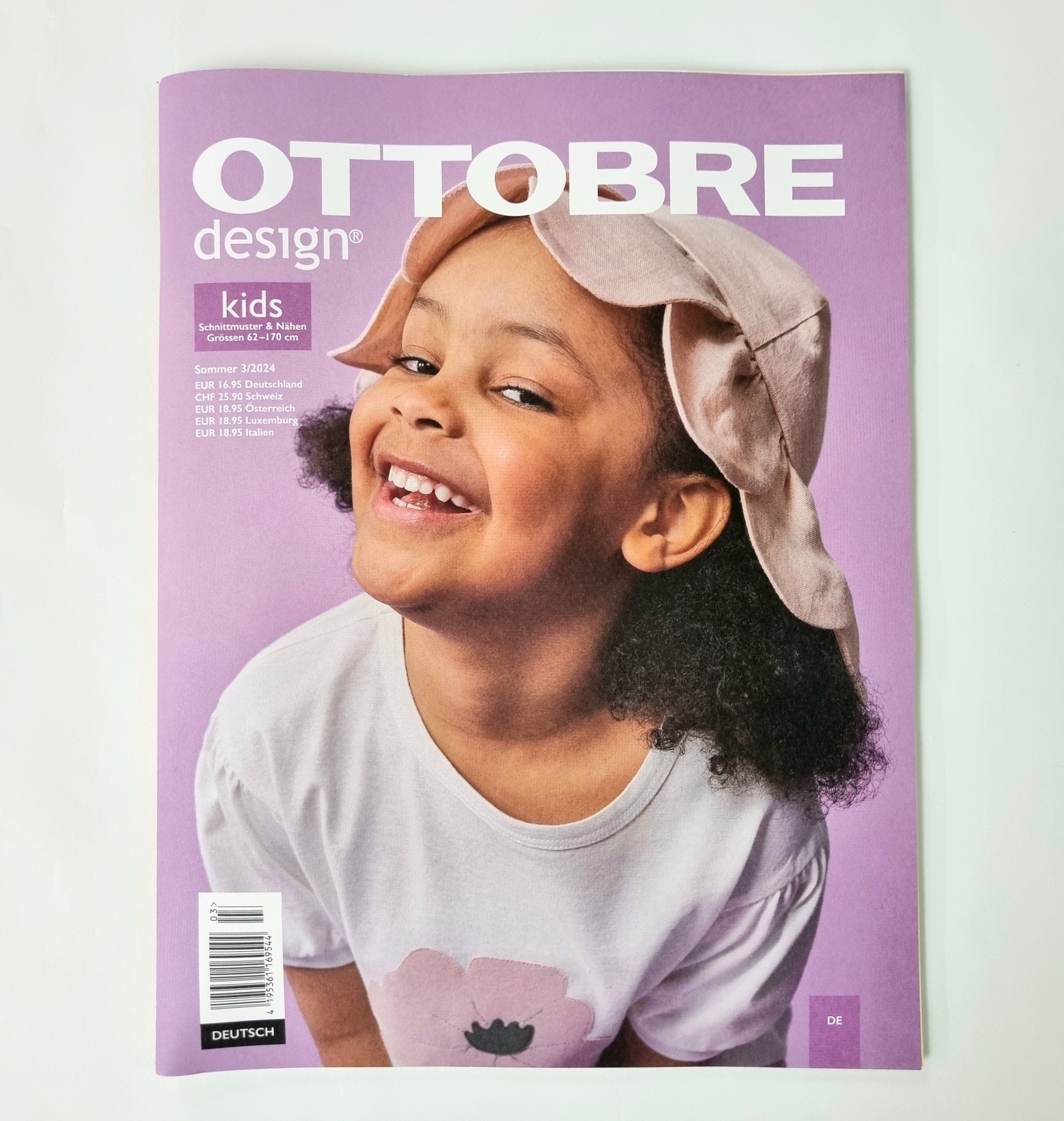 Ottobre Kids Sommer 3/2024 Magazin, neu Ottobre Malu - Stoffhaus