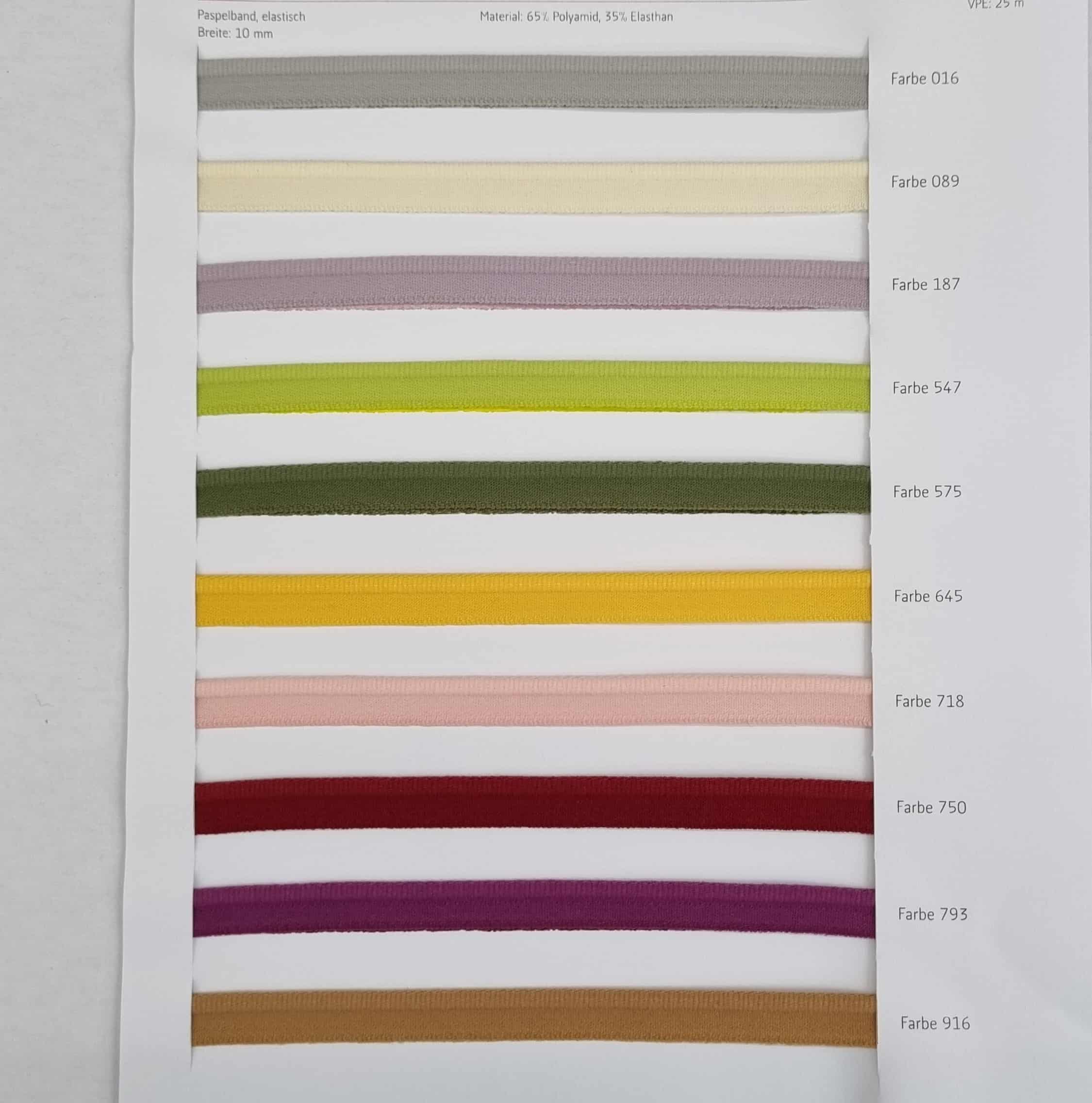 Paspelband elastisch Veno Bänder Veno Malu - Stoffhaus