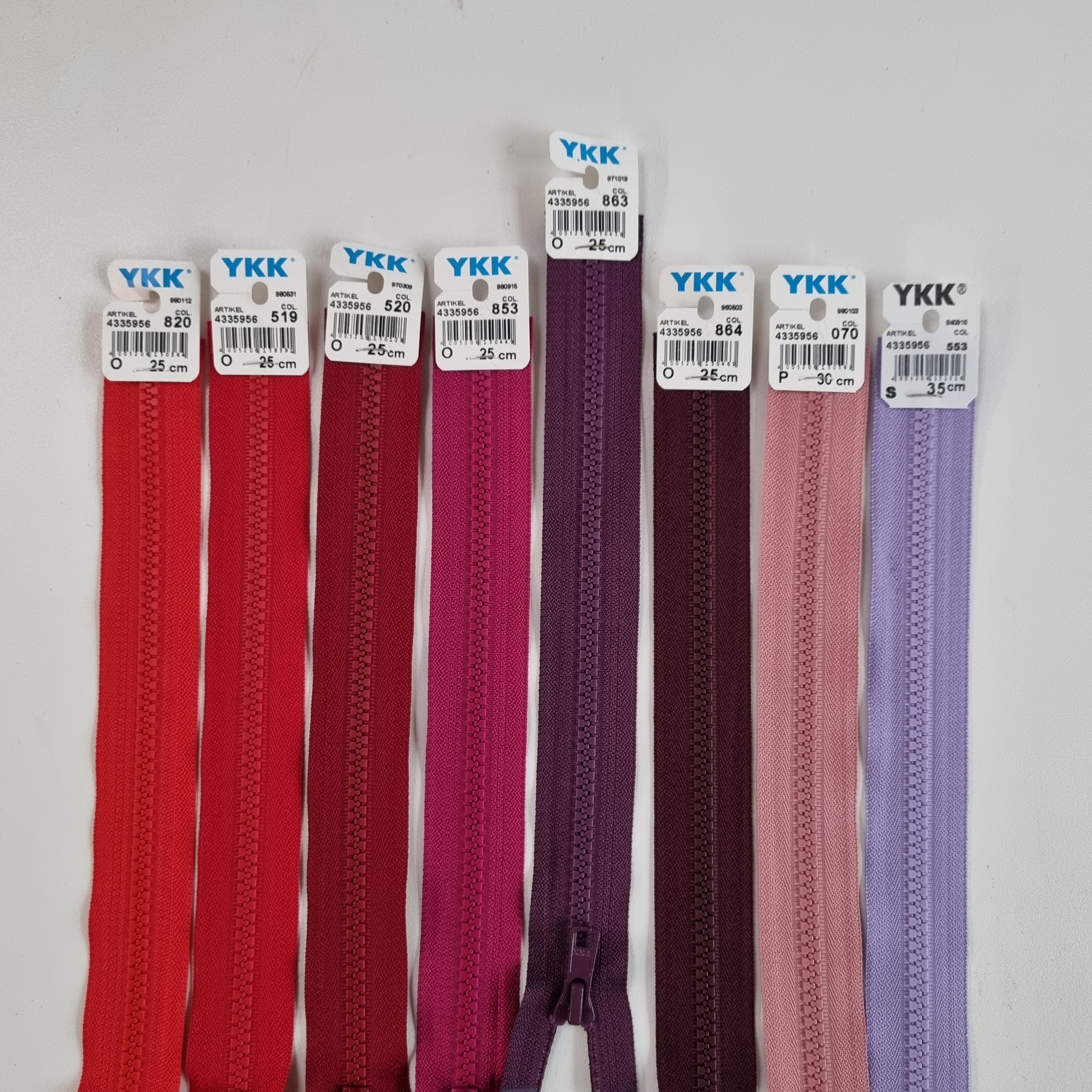 Plastikreißverschluß teilbar 5mm aubergine Reißverschlüsse YKK Malu - Stoffhaus