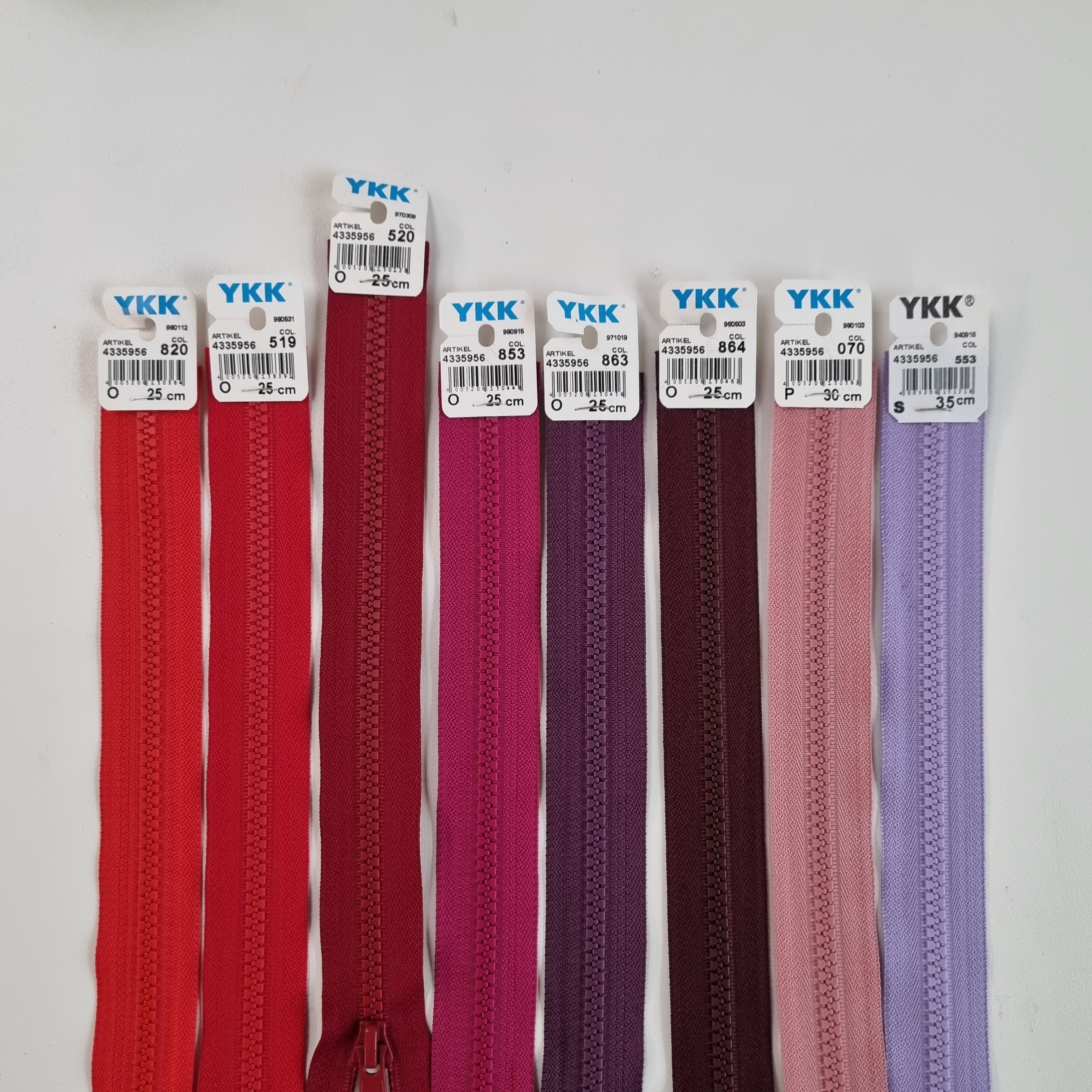 Plastikreißverschluß teilbar 5mm granat Reißverschlüsse YKK Malu - Stoffhaus