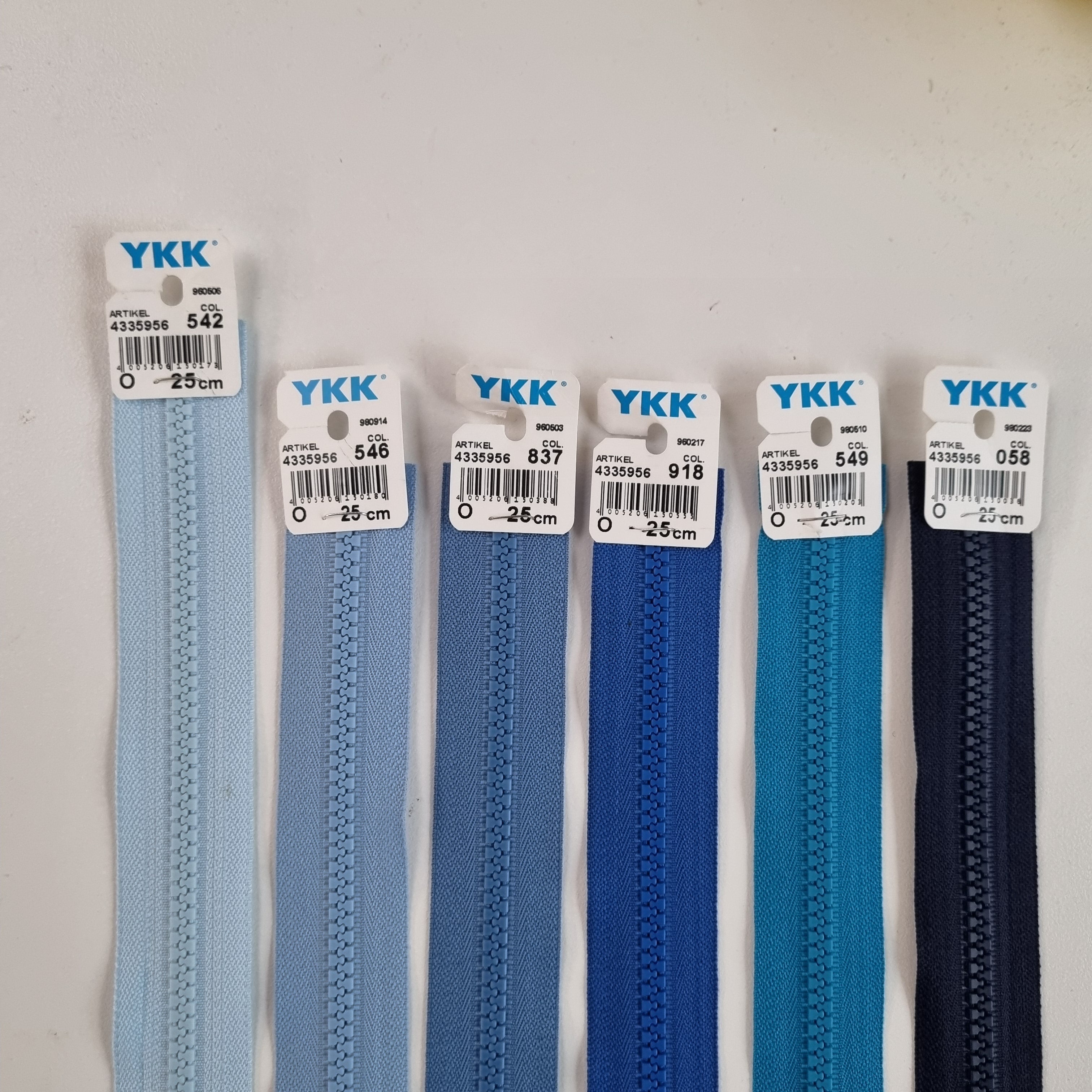 Plastikreißverschluß teilbar 5mm hellblau Reißverschlüsse YKK Malu - Stoffhaus