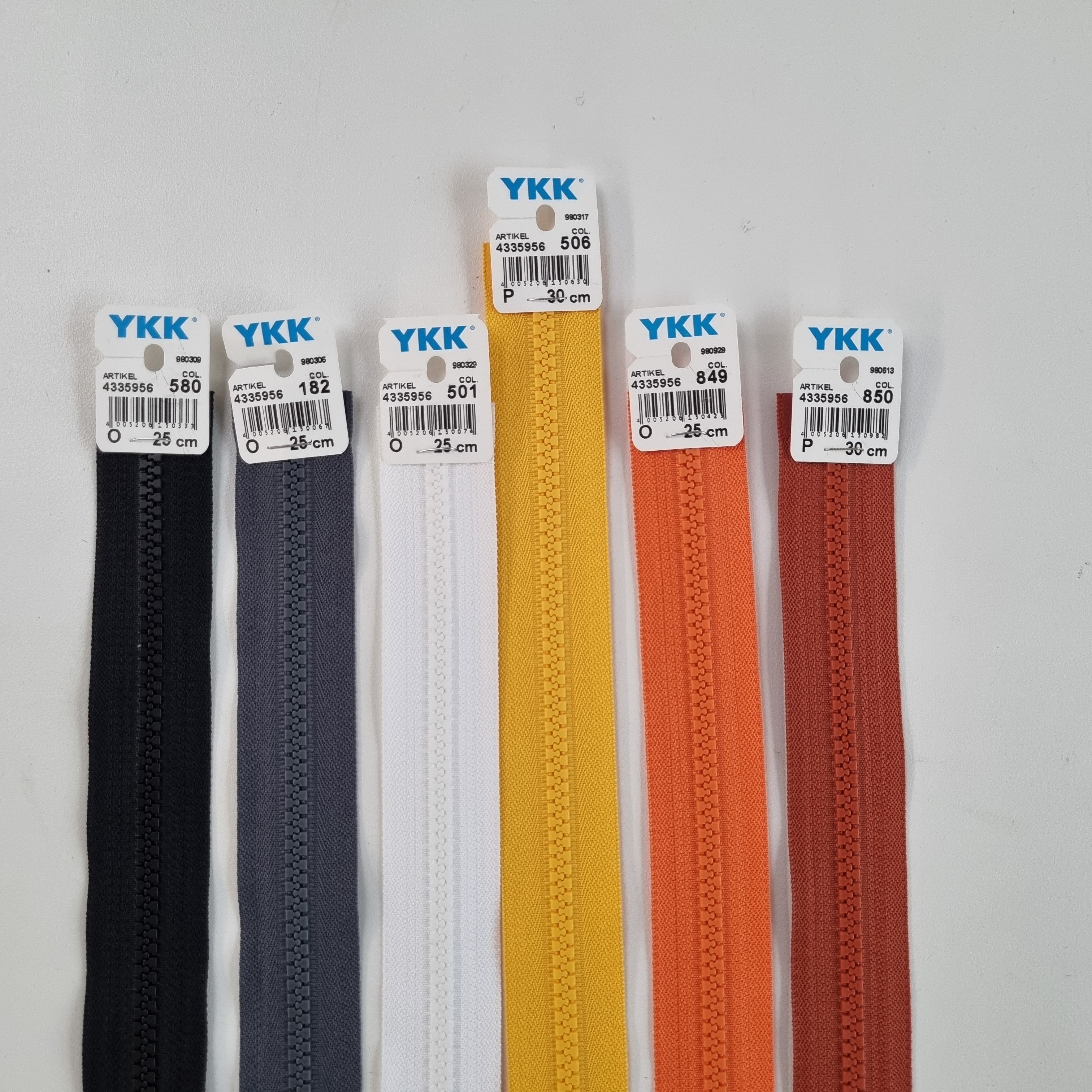 Plastikreißverschluß teilbar 5mm maisgelb Reißverschlüsse YKK Malu - Stoffhaus