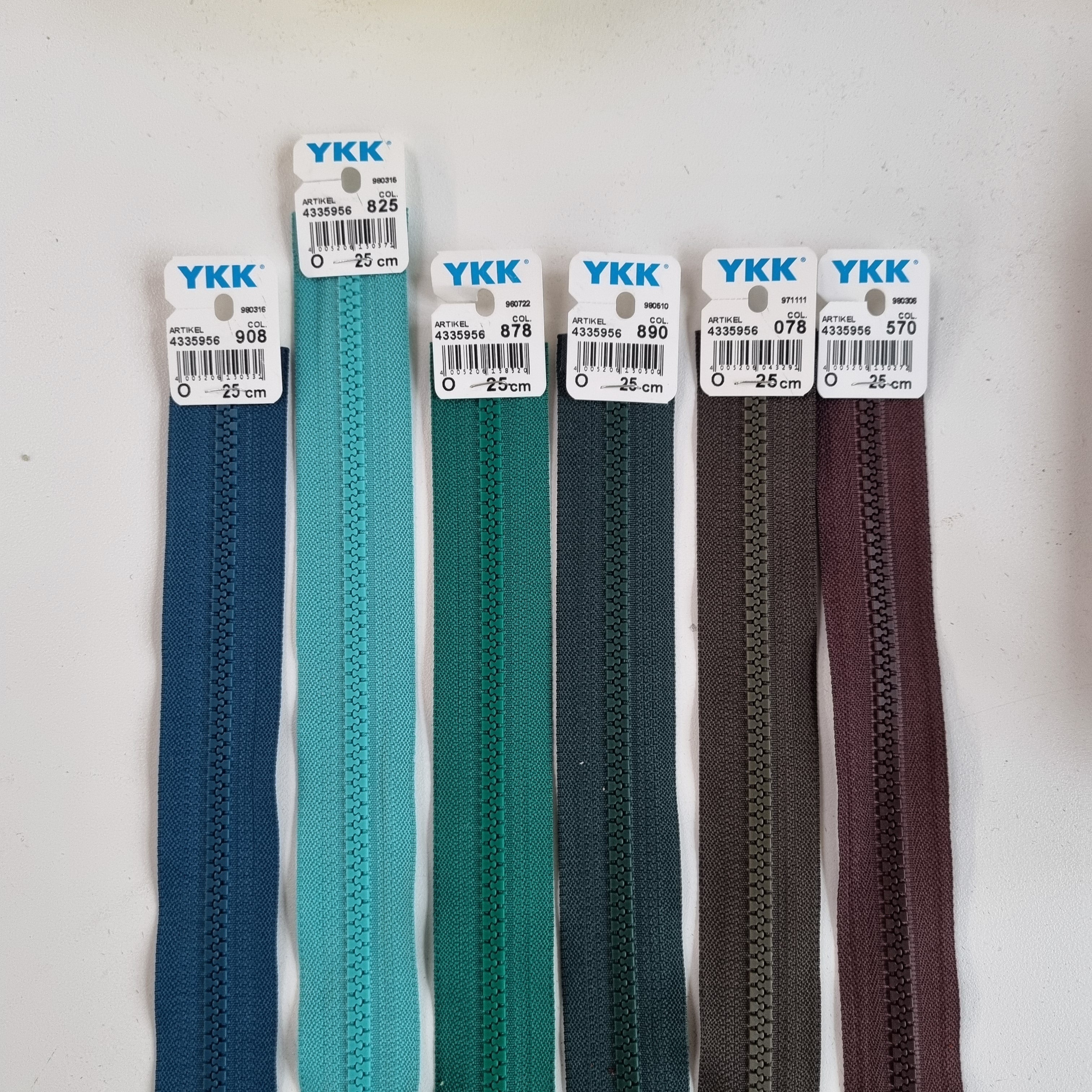 Plastikreißverschluß teilbar 5mm mint Reißverschlüsse YKK Malu - Stoffhaus