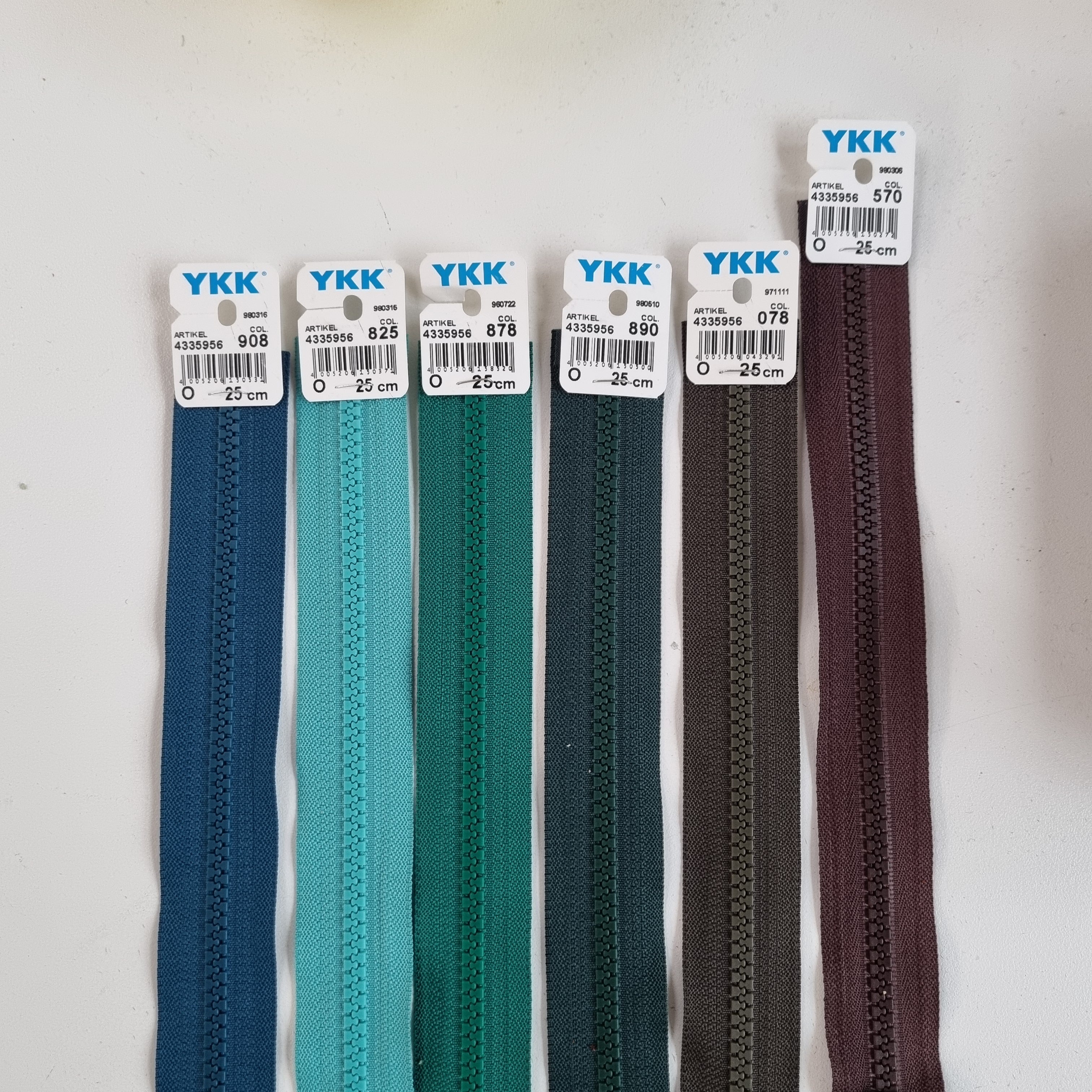 Plastikreißverschluß teilbar 5mm palisander Reißverschlüsse YKK Malu - Stoffhaus