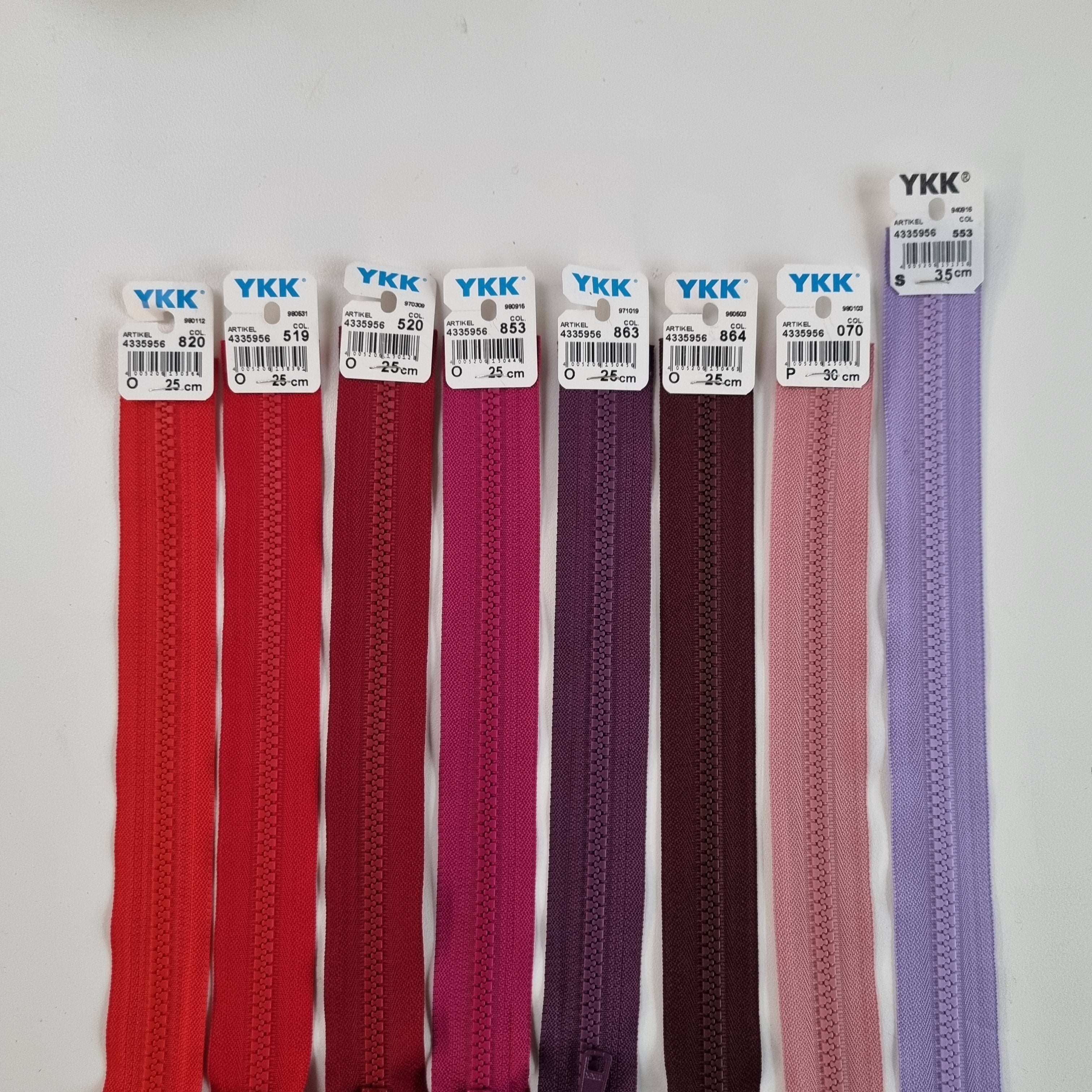 Plastikreißverschluß teilbar 5mm pastelflieder Reißverschlüsse YKK Malu - Stoffhaus