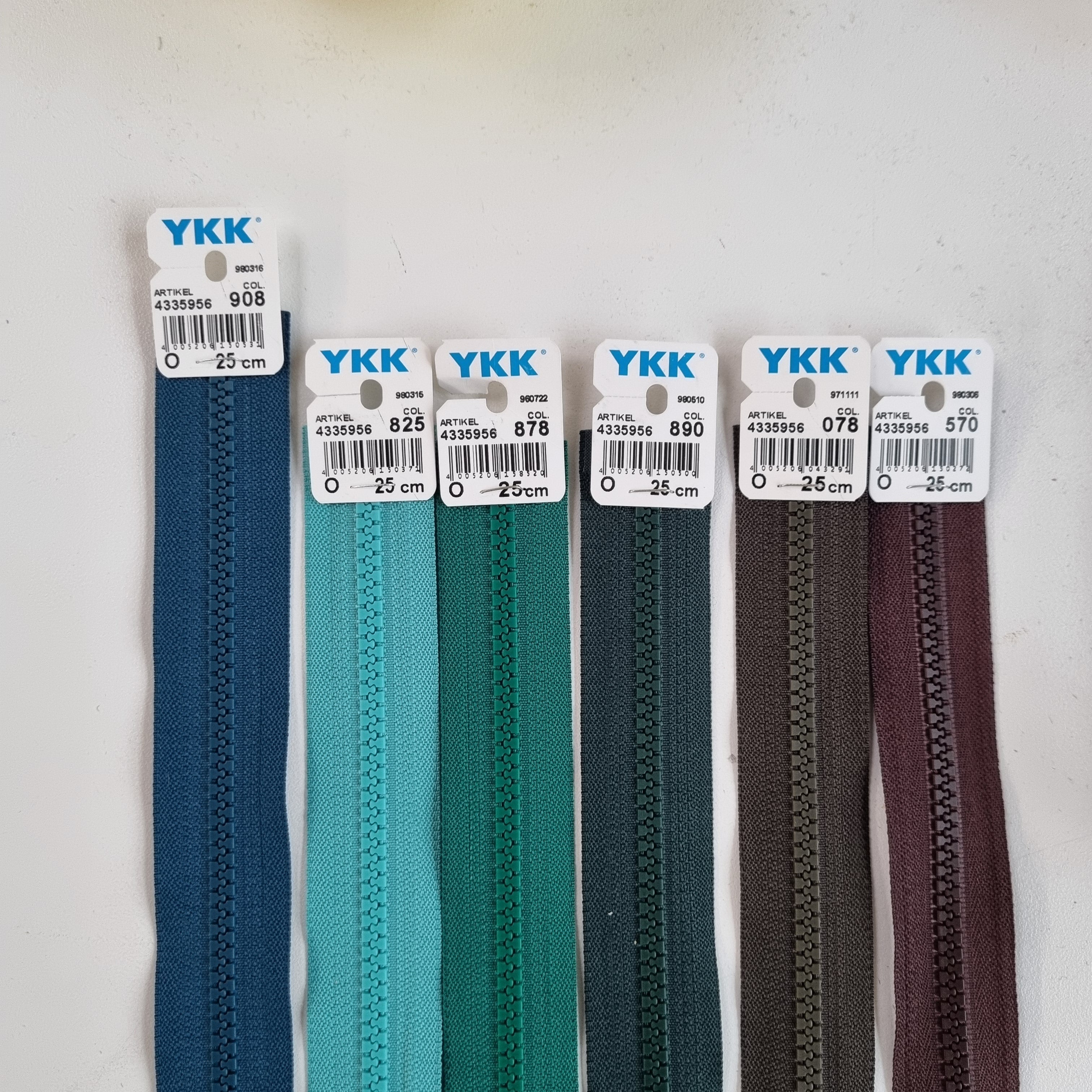 Plastikreißverschluß teilbar 5mm petrol Reißverschlüsse YKK Malu - Stoffhaus