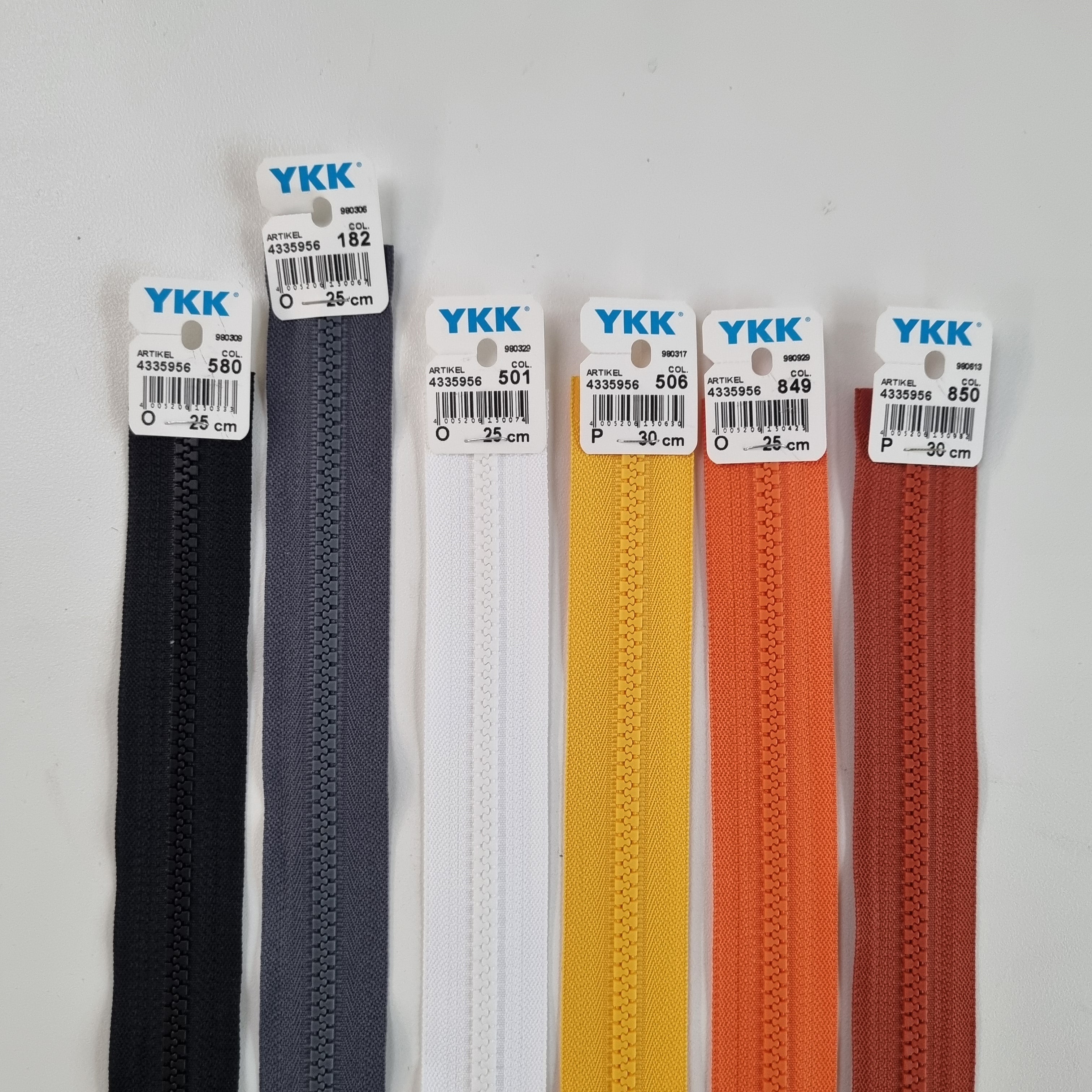 Plastikreißverschluß teilbar 5mm schiefergrau Reißverschlüsse YKK Malu - Stoffhaus