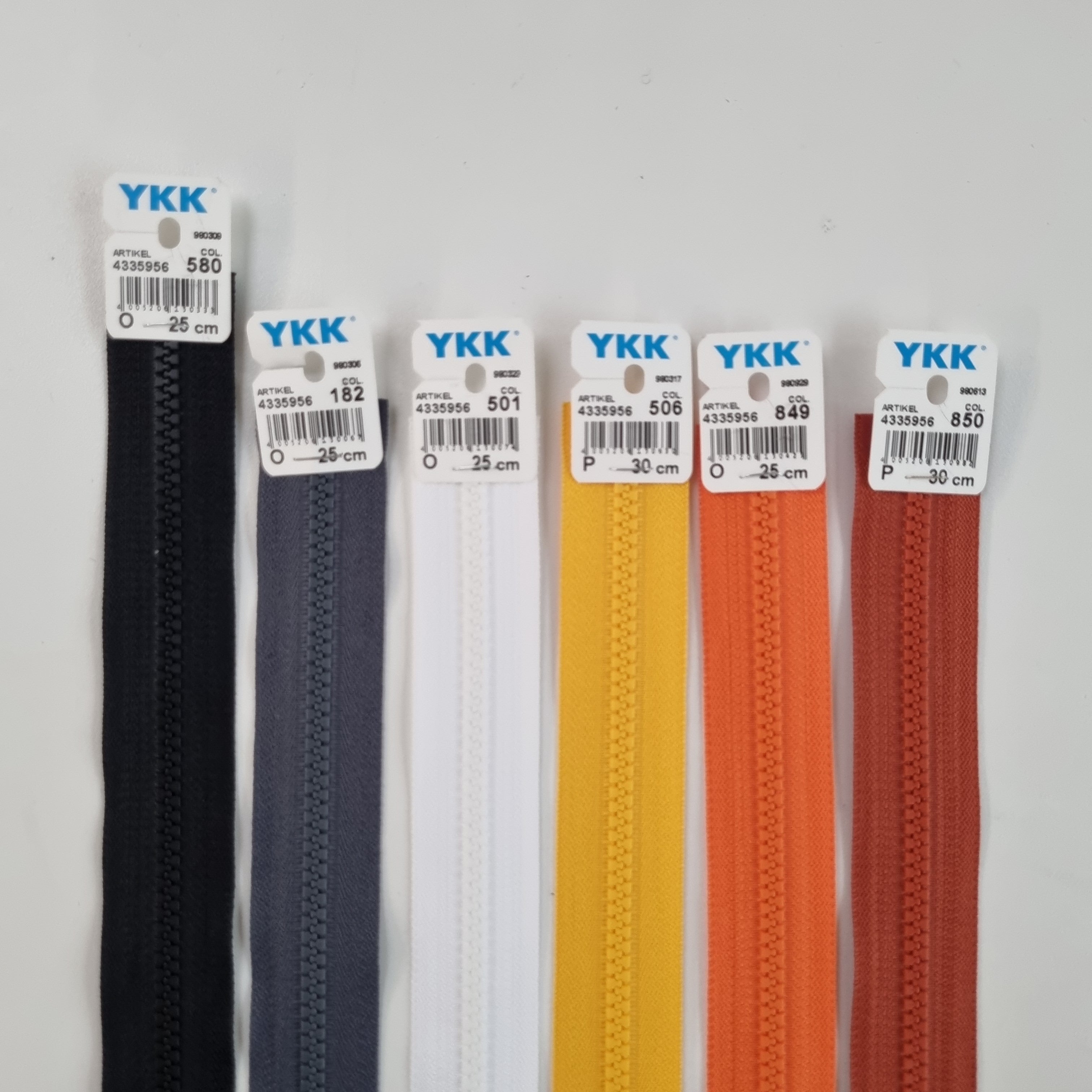 Plastikreißverschluß teilbar 5mm schwarz Reißverschlüsse YKK Malu - Stoffhaus