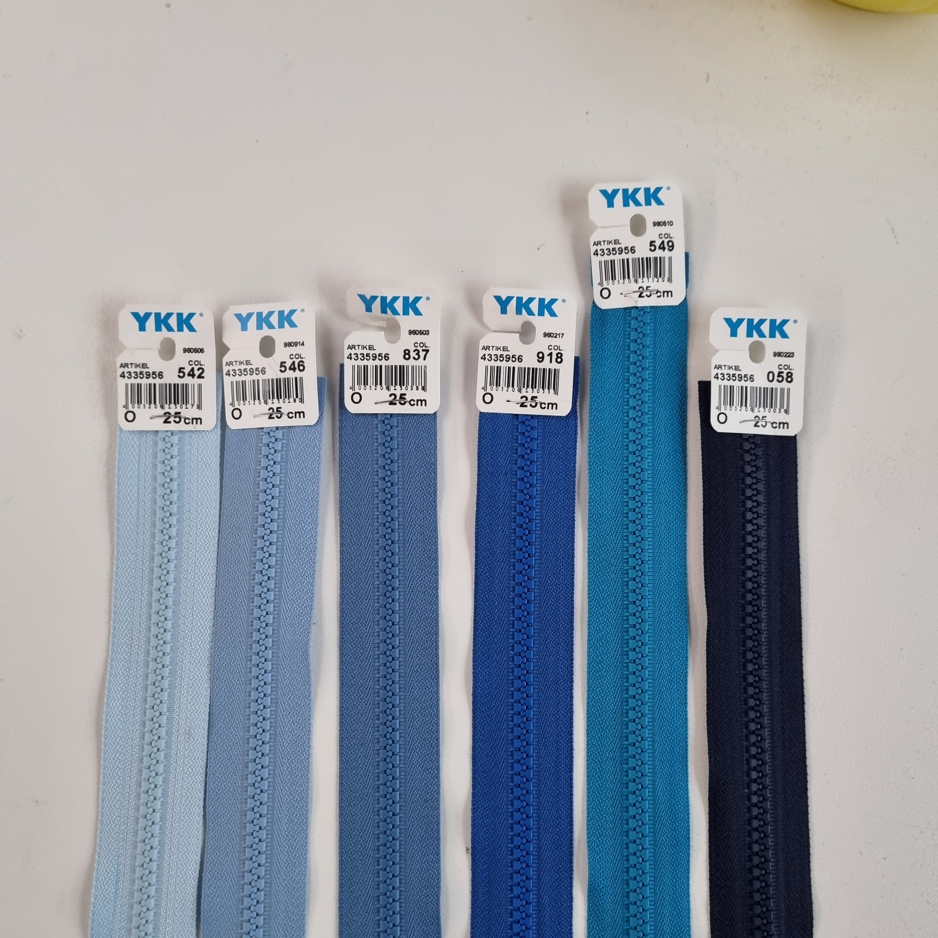 Plastikreißverschluß teilbar 5mm türkis Reißverschlüsse YKK Malu - Stoffhaus