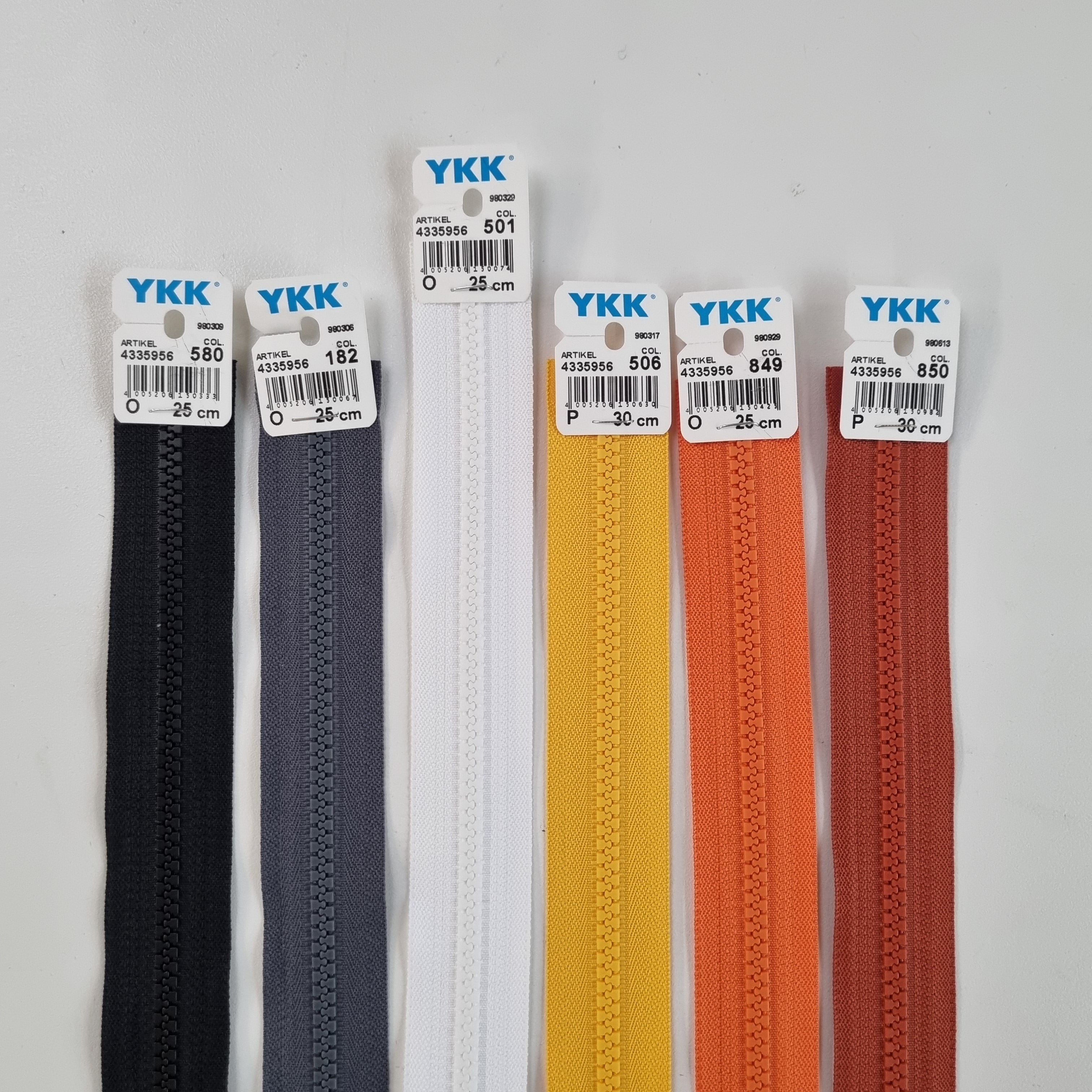 Plastikreißverschluß teilbar 5mm weiß Reißverschlüsse YKK Malu - Stoffhaus