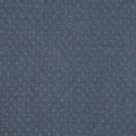 Pointoille jeansblau melliert Feinstrick Malu Stoffhaus Malu - Stoffhaus