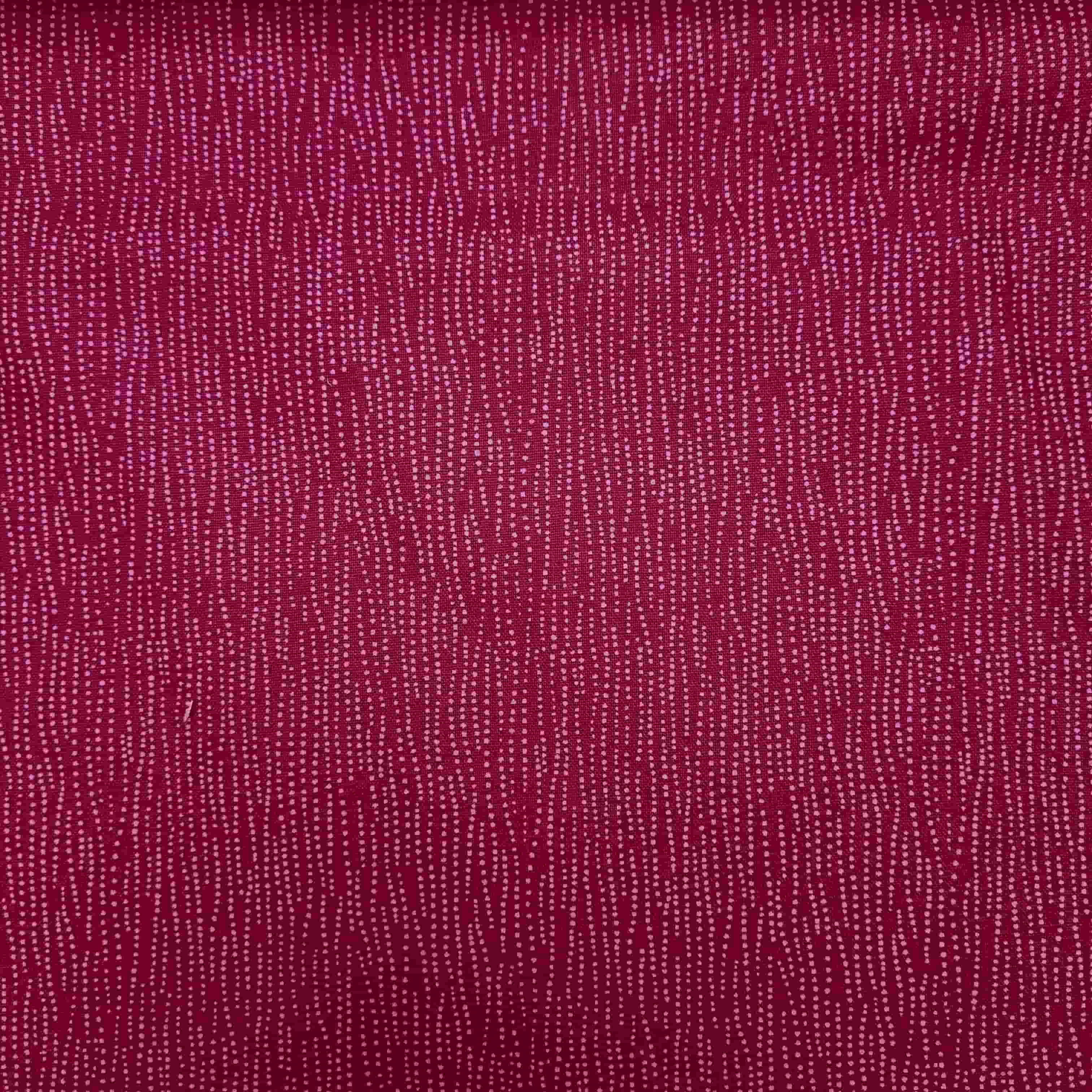Popeline Pünktchenketten bordeaux/rosé Webstoff Malu Stoffhaus Malu - Stoffhaus
