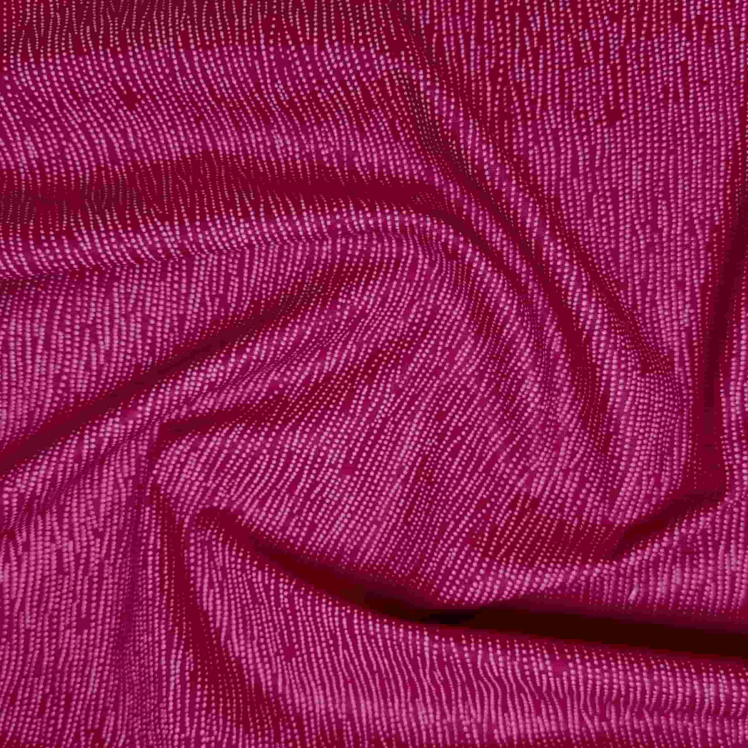 Popeline Pünktchenketten bordeaux/rosé Webstoff Malu Stoffhaus Malu - Stoffhaus