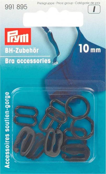 Prym BH-Zubehör Kurzware Veno schwarz 10mm Malu - Stoffhaus