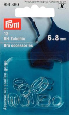 Prym BH-Zubehör Kurzware Veno transparent 6+8mm Malu - Stoffhaus