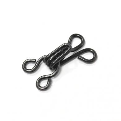 Prym Federhaken und Augen MS 3 Kurzware neu Veno schwarz Malu - Stoffhaus