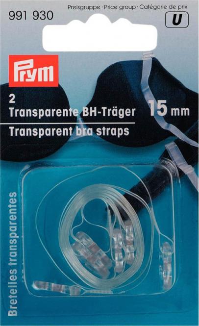 Prym Transparente BH-Träger Kurzware Prym 15mm Malu - Stoffhaus