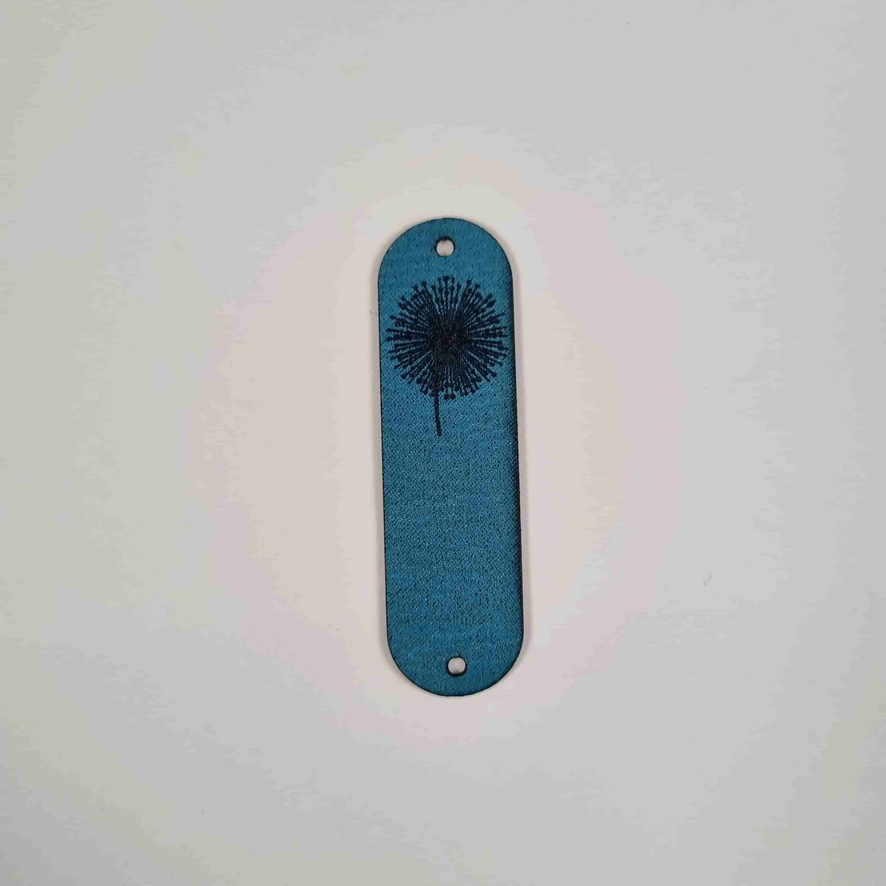 Pusteblume Label Band Veno petrol Malu - Stoffhaus