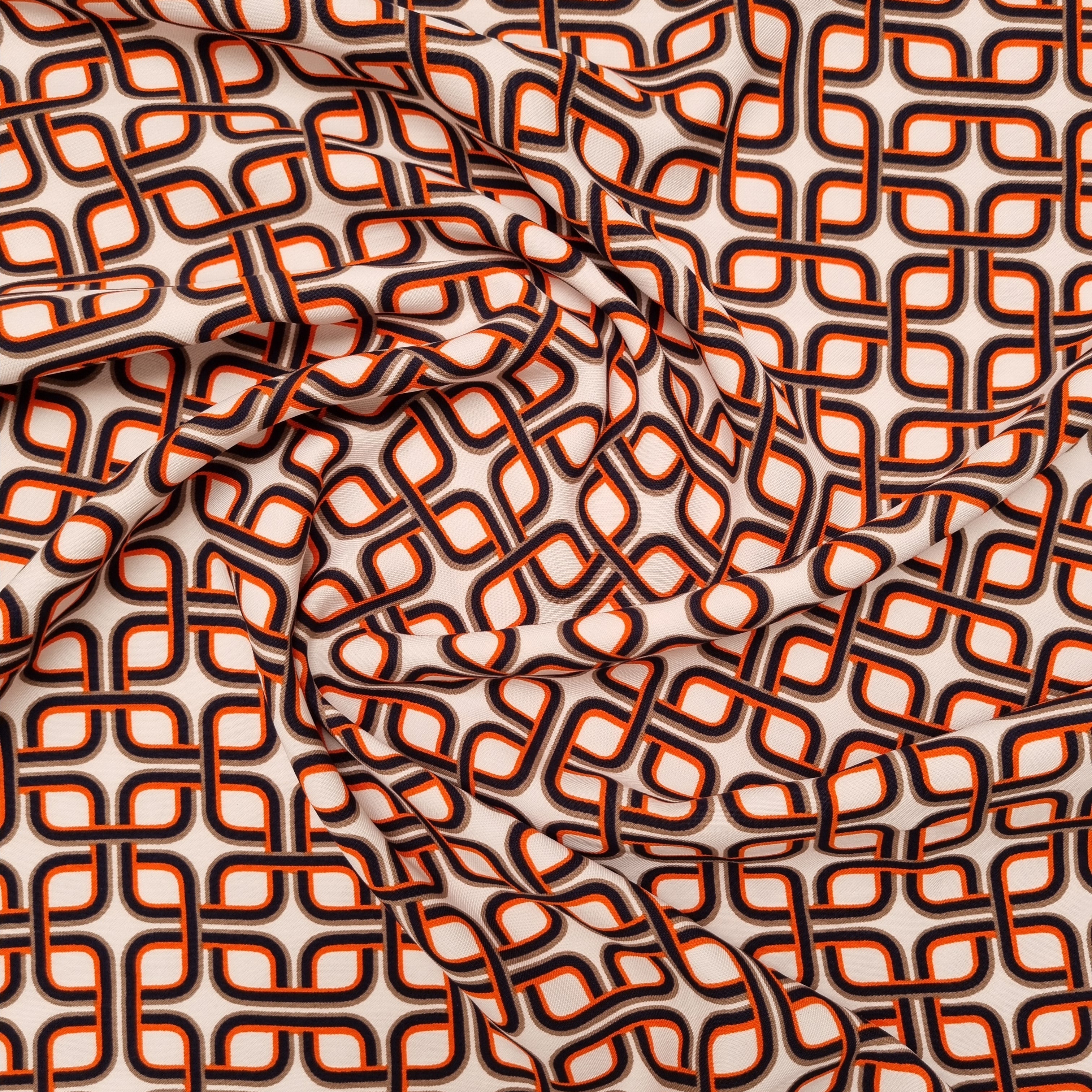 Retromuster Viskosetwill Viskosewebstoff, neu Malu Stoffhaus Malu - Stoffhaus