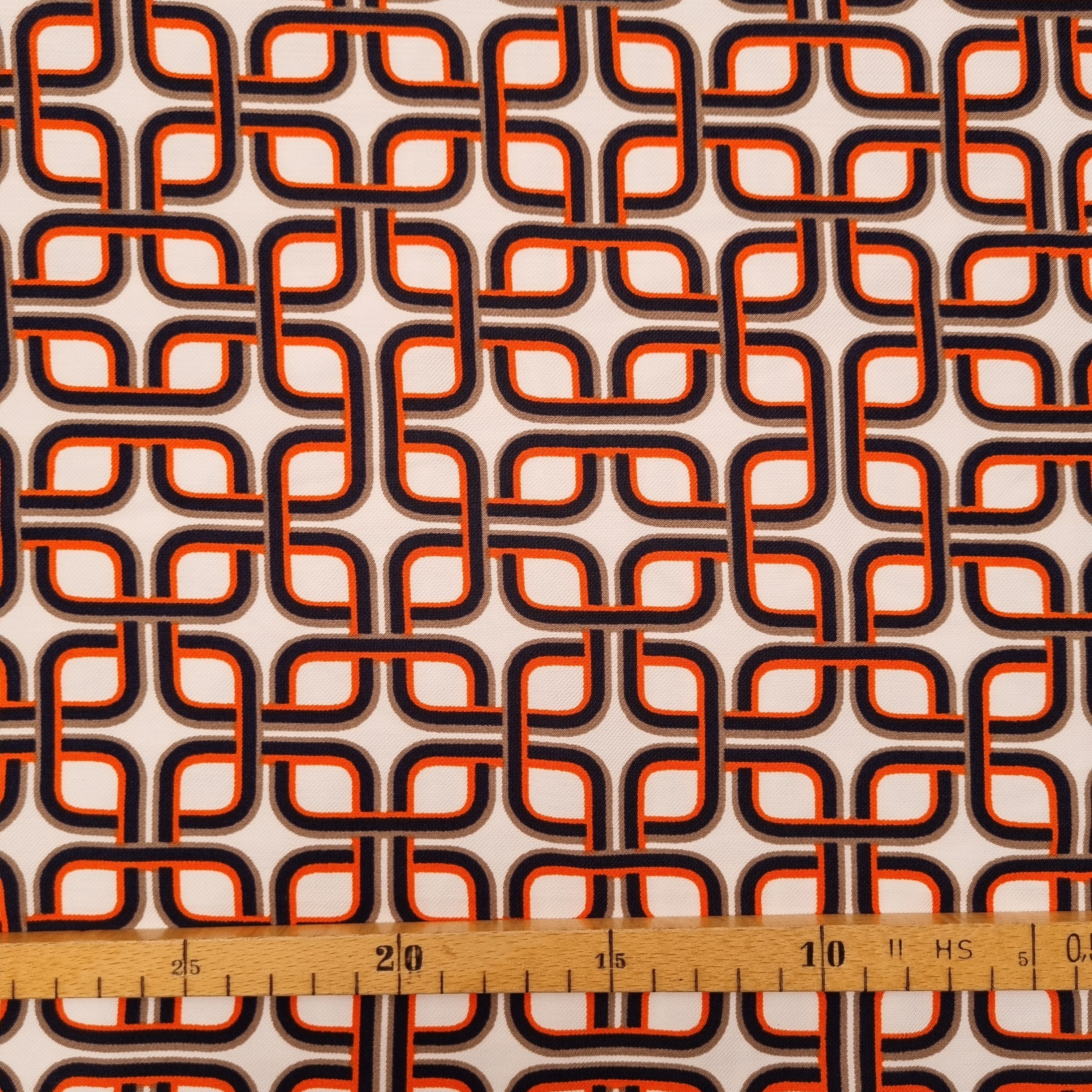 Retromuster Viskosetwill Viskosewebstoff, neu Malu Stoffhaus Malu - Stoffhaus