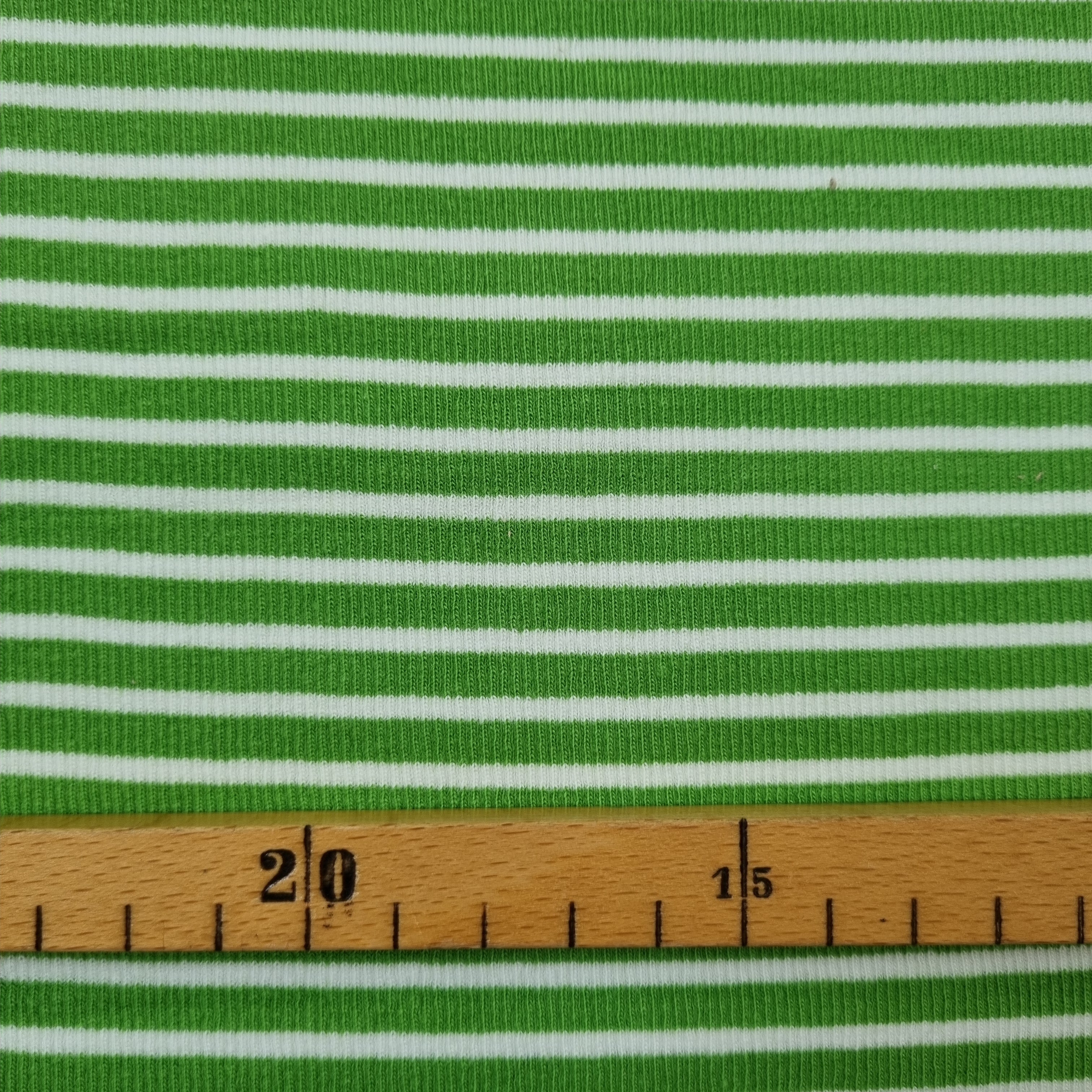 Ribbündchen Streifen verschiedene Farben Jersey Malu Stoffhaus grün/weiss Malu - Stoffhaus