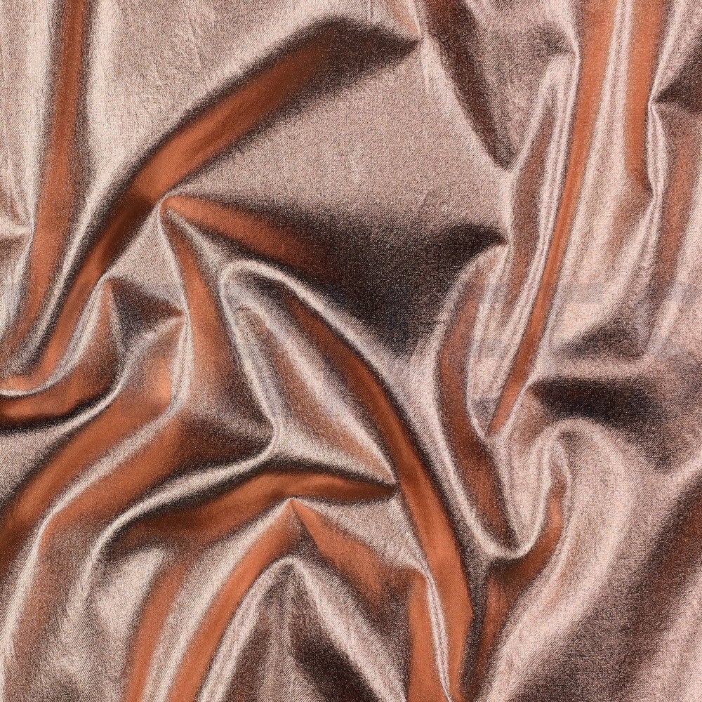 Rosegold Metallic Baumwollpopeline Webstoff Verhees Malu - Stoffhaus