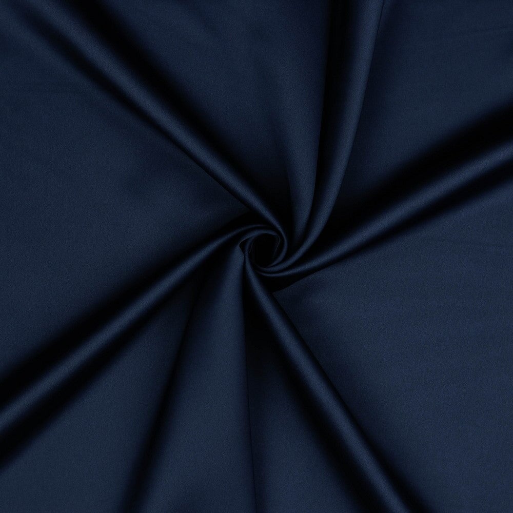 Satin uni verschiedene Farben Webstoff, neu Malu Stoffhaus - Nähschule - Atelier navy Malu - Stoffhaus