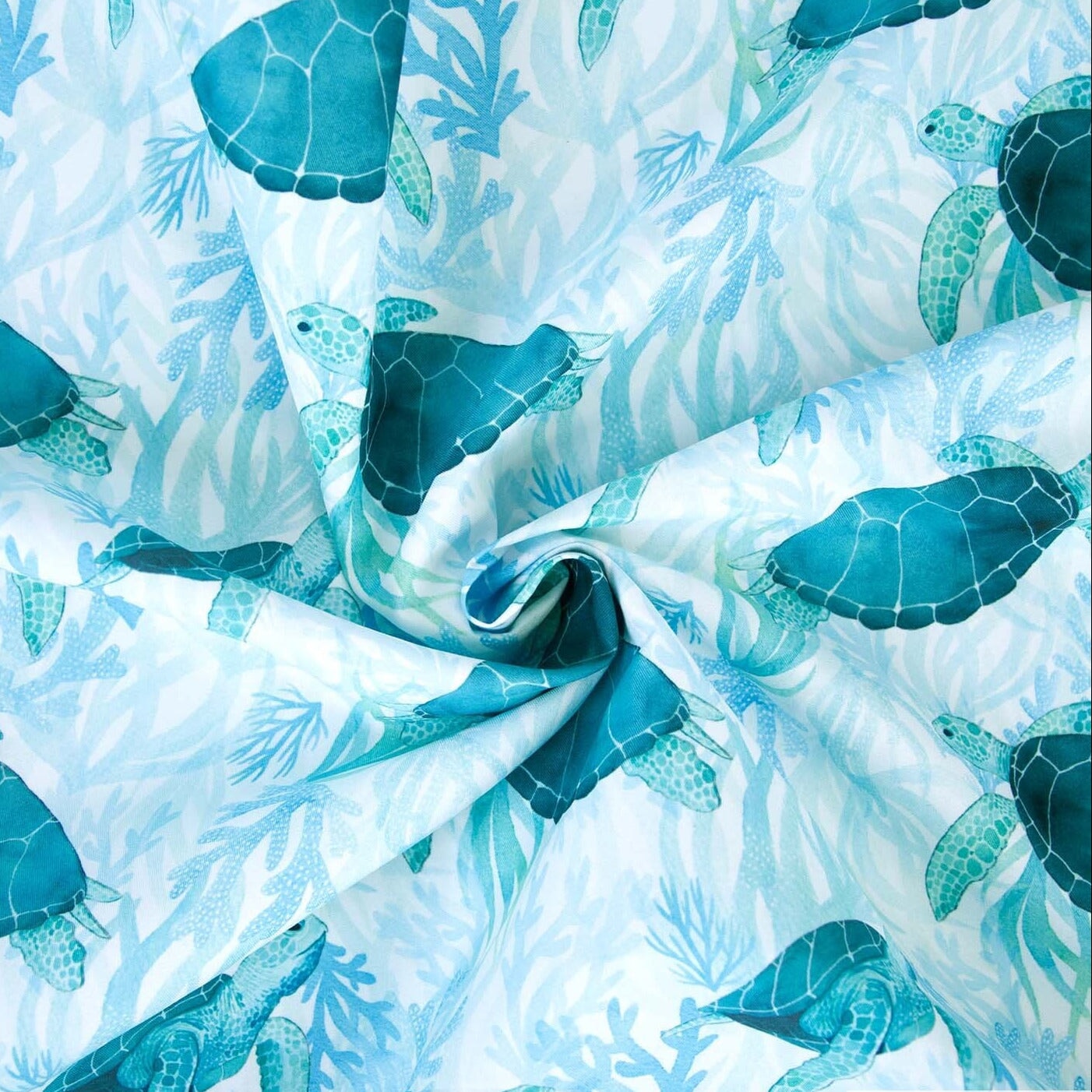 Schildkröten Badeanzugstoff Badeanzug, neu Katia Malu - Stoffhaus