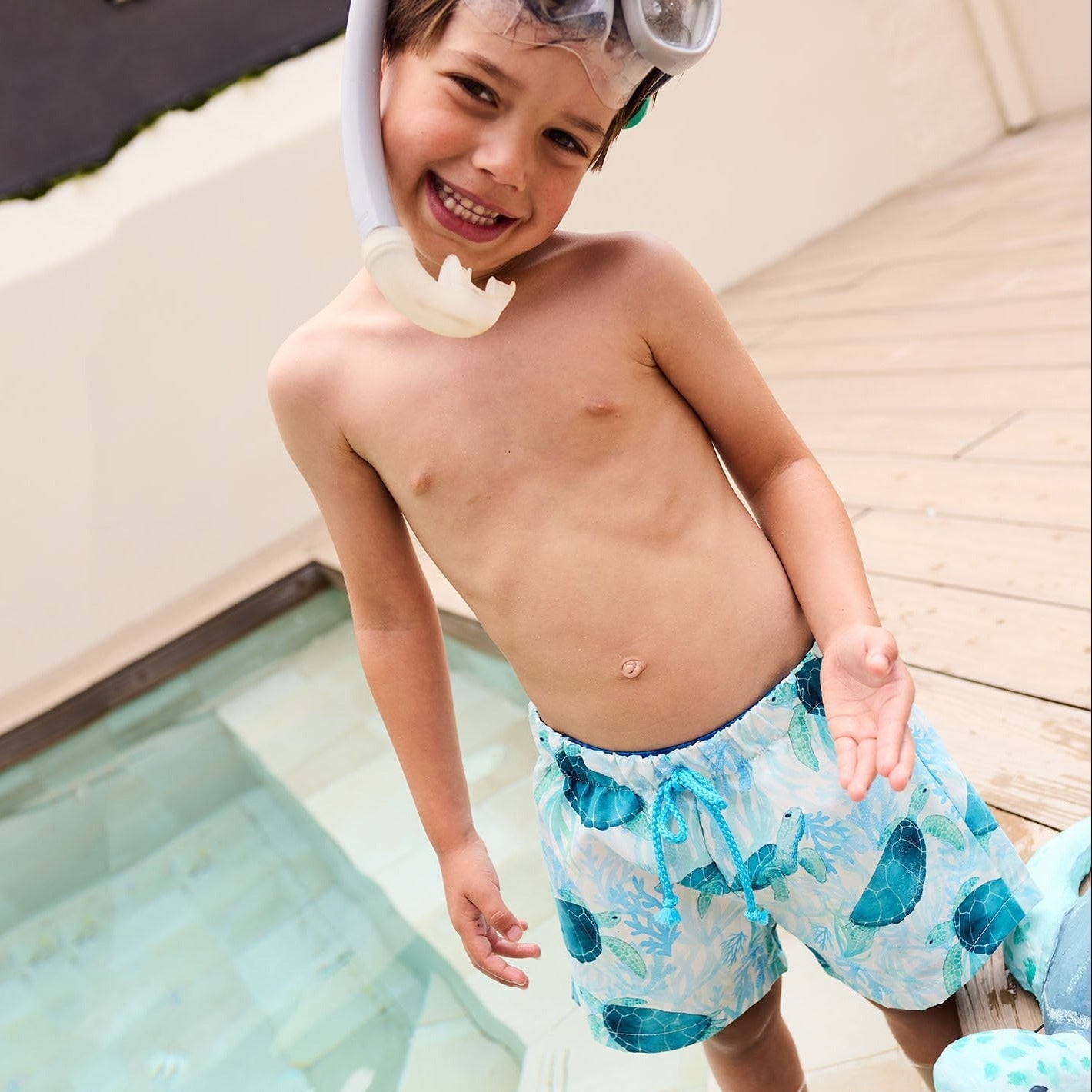 Schildkröten Badeanzugstoff Badeanzug, neu Katia Malu - Stoffhaus