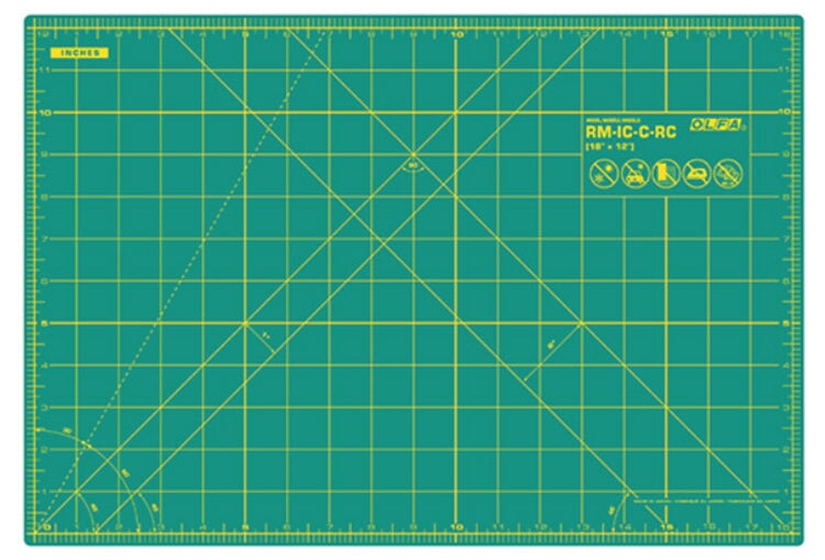 Schneidematte 45cm x 30cm Olfa Messen Veno Malu - Stoffhaus