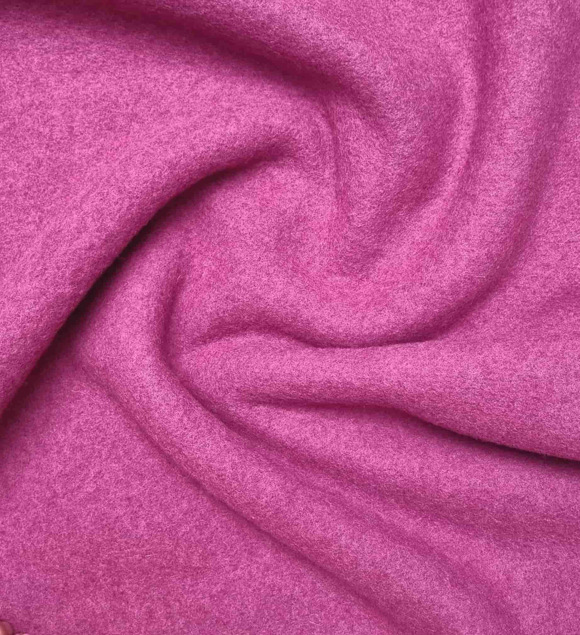 Schurwollfleece Sweat Malu Stoffhaus - Nähschule - Atelier rosa 5016 Malu - Stoffhaus