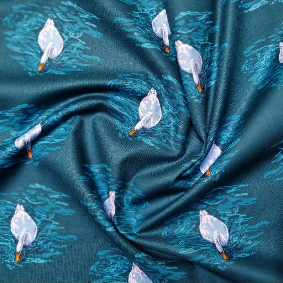 Schwäne good gracious Patchwork Malu Stoffhaus Malu - Stoffhaus