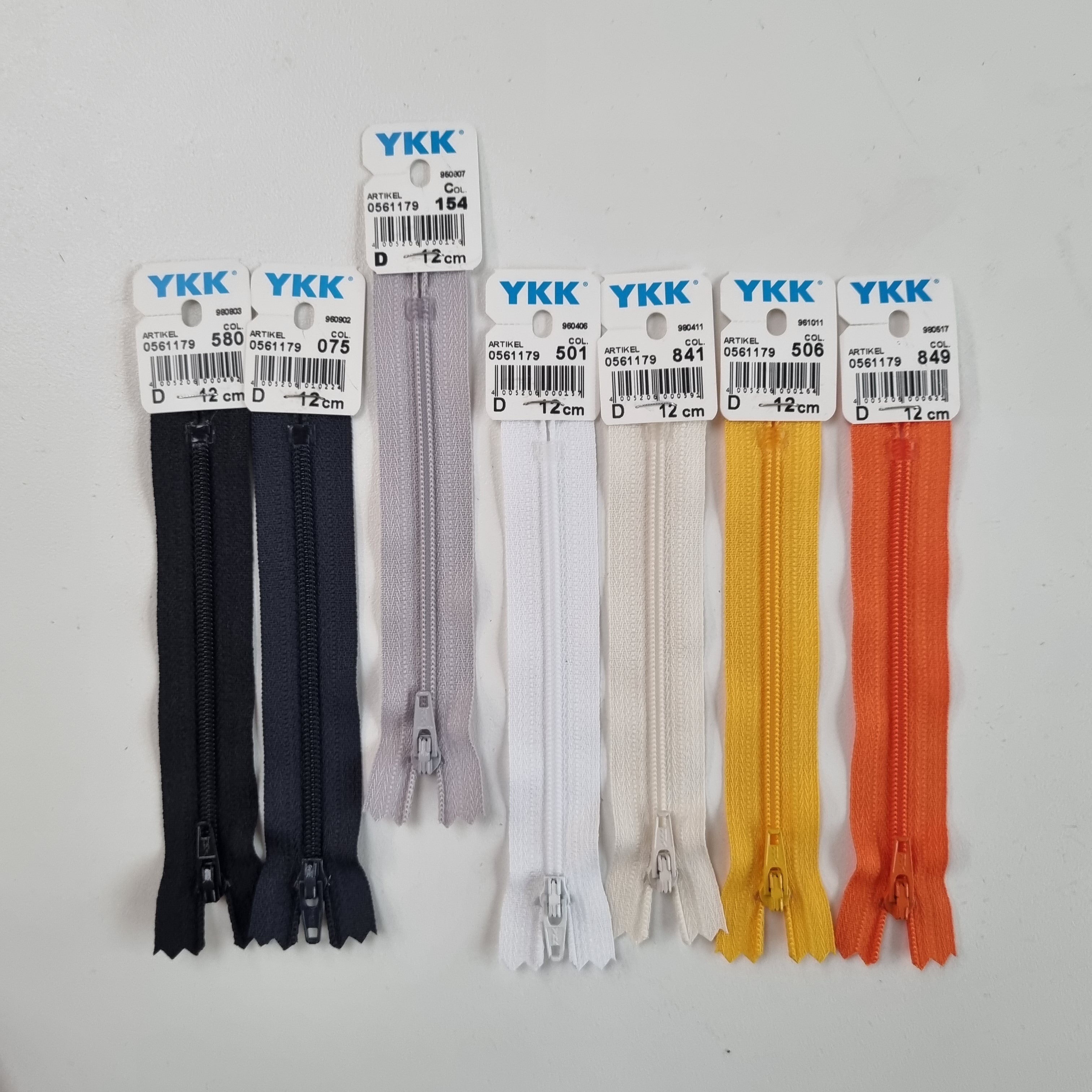 silbergrau YKK Reißverschluß Reißverschlüsse YKK Malu - Stoffhaus