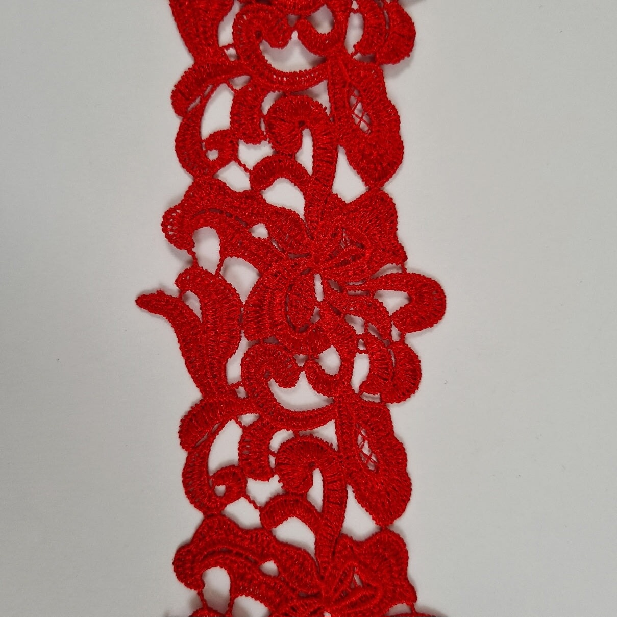 Spitzenborte fünf Farben Malu Stoffhaus - Nähschule - Atelier rot 722 Malu - Stoffhaus