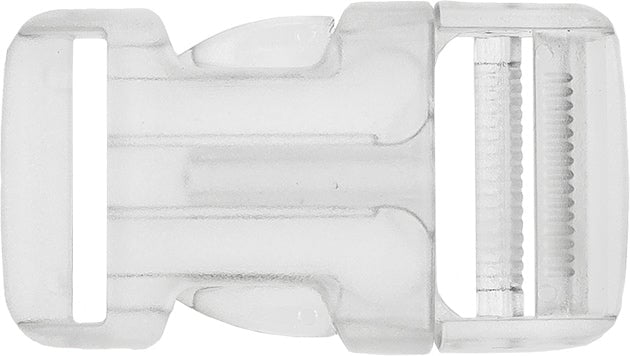 Steckschnalle plastik Verschlüsse Veno farblos klar 30mm Malu - Stoffhaus