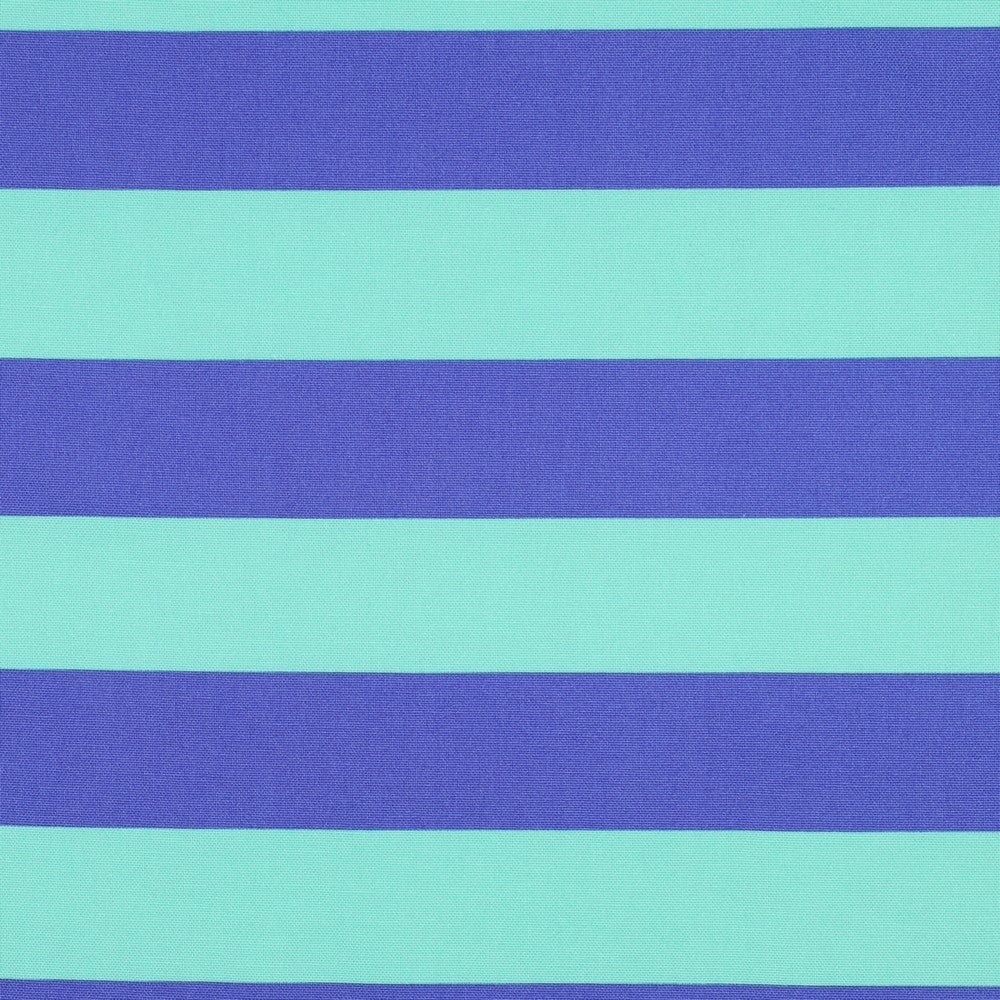 Streifen Canvas blau und mint Canvas Malu Stoffhaus Malu - Stoffhaus