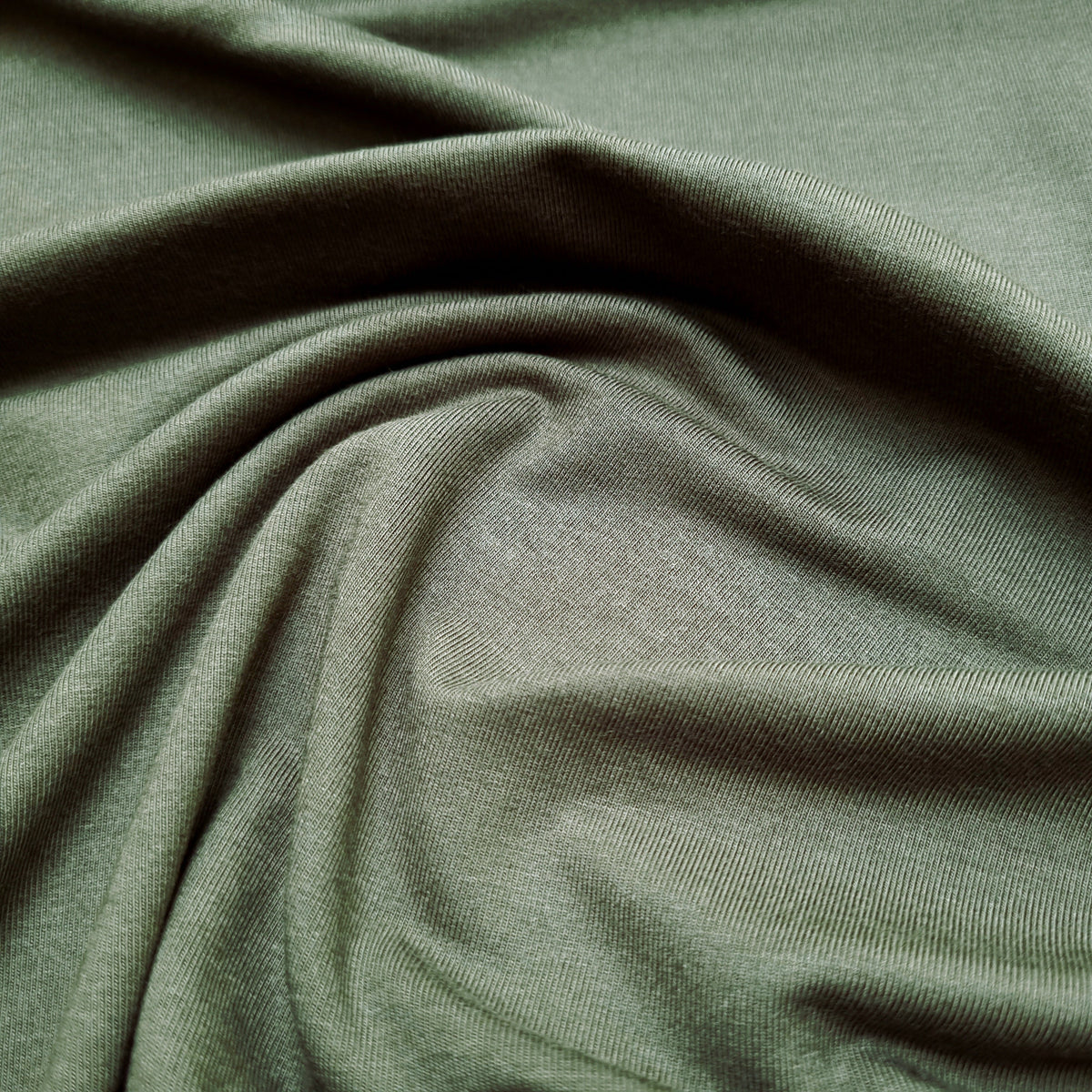 Tencel Modaljersey oliv Sweat, neu Verhees Malu - Stoffhaus