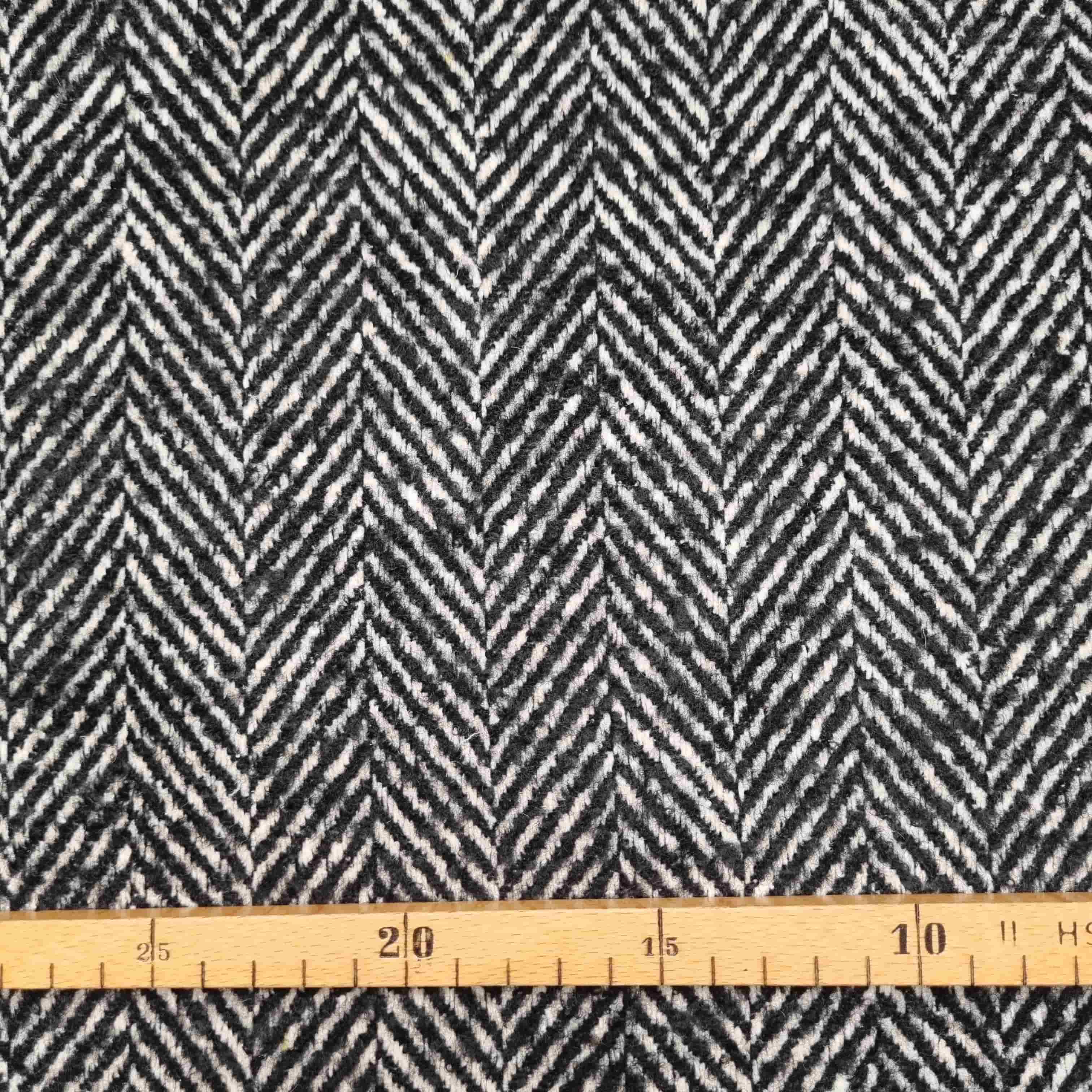 Tweed Stoff Fischgrat Malu Stoffhaus - Nähschule - Atelier Malu - Stoffhaus