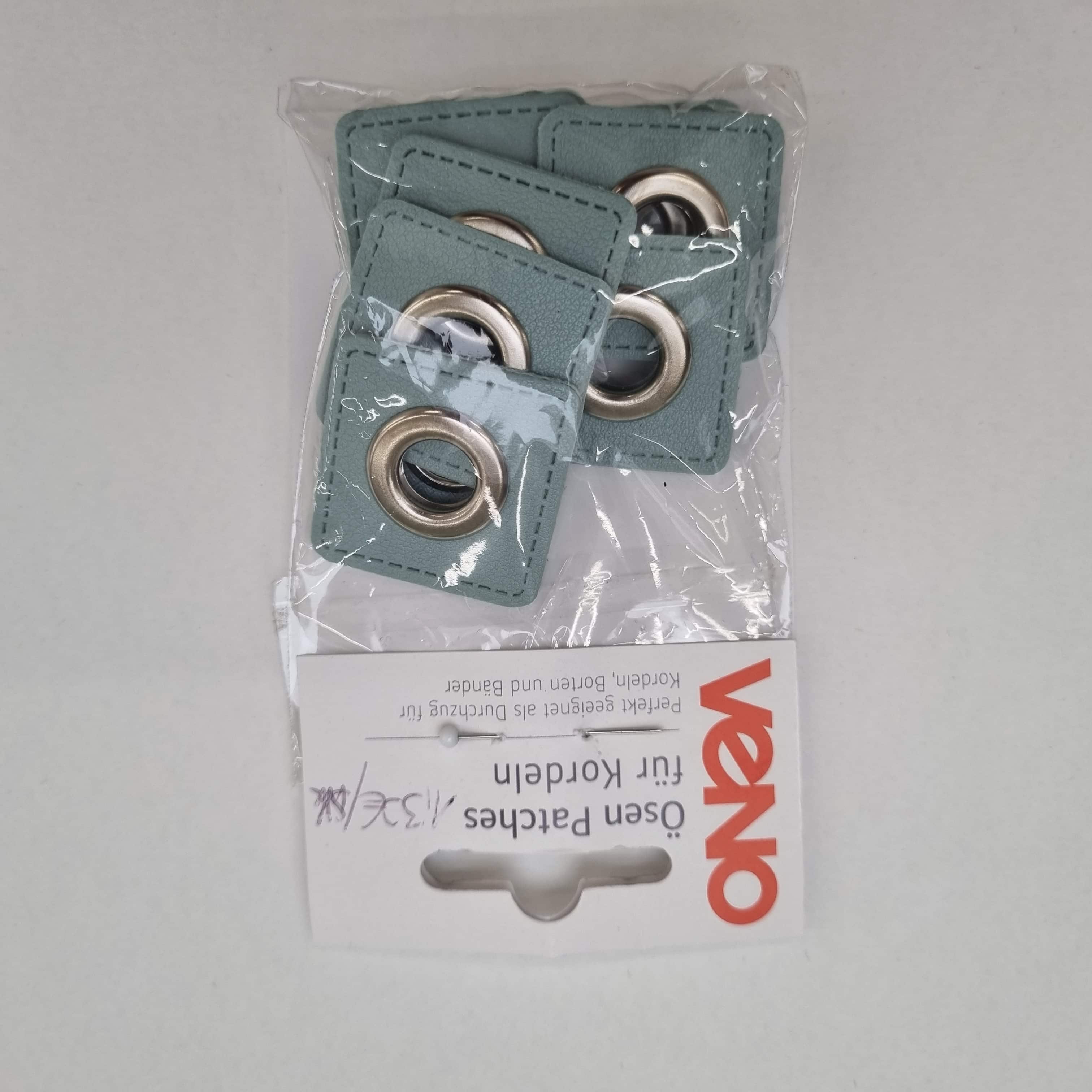 Veno Ösenpatches zwei Farben Kurzware neu Prym Malu - Stoffhaus