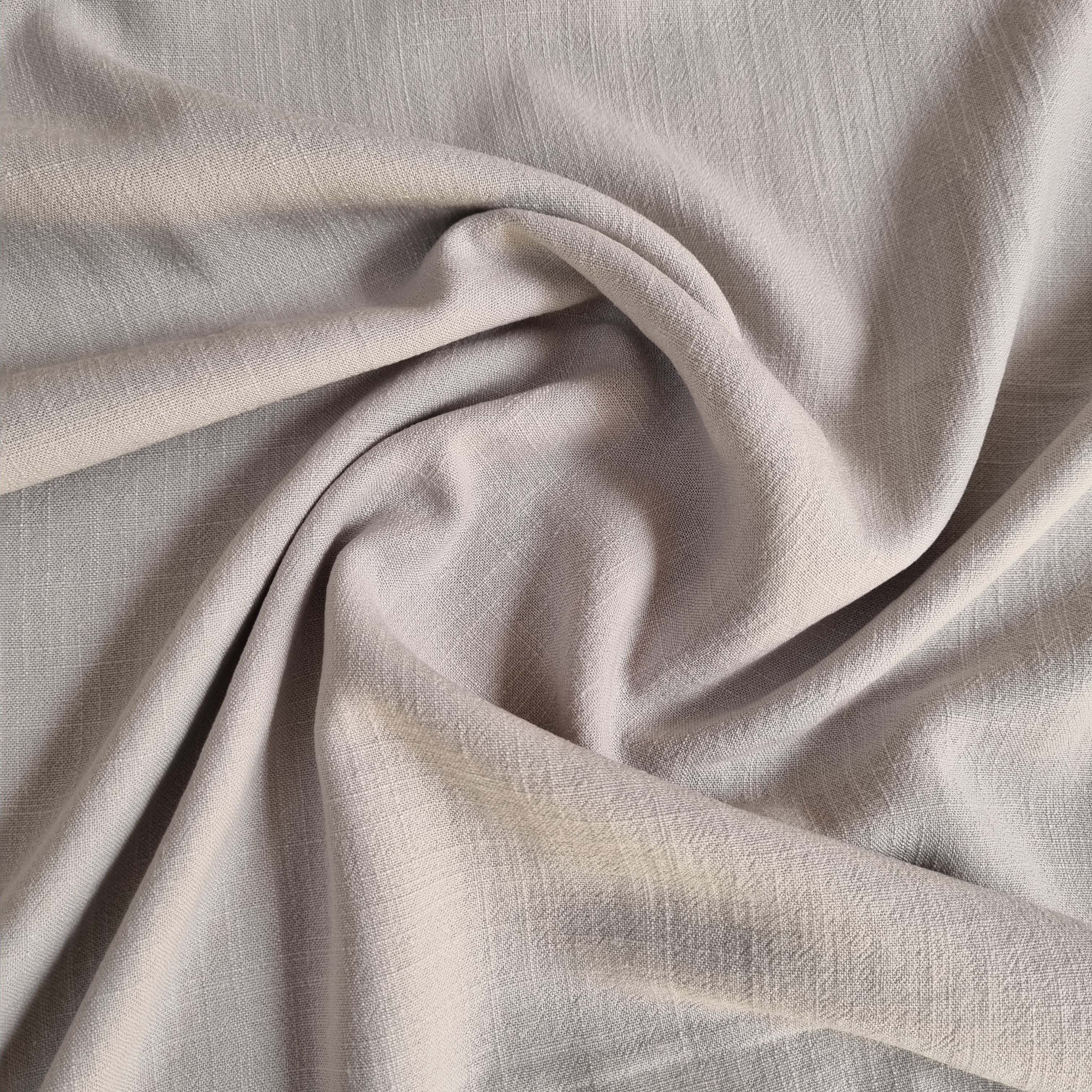 Viskoseleinen viele Farben Webstoff, neu Malu Stoffhaus - Nähschule - Atelier hellgrau Malu - Stoffhaus