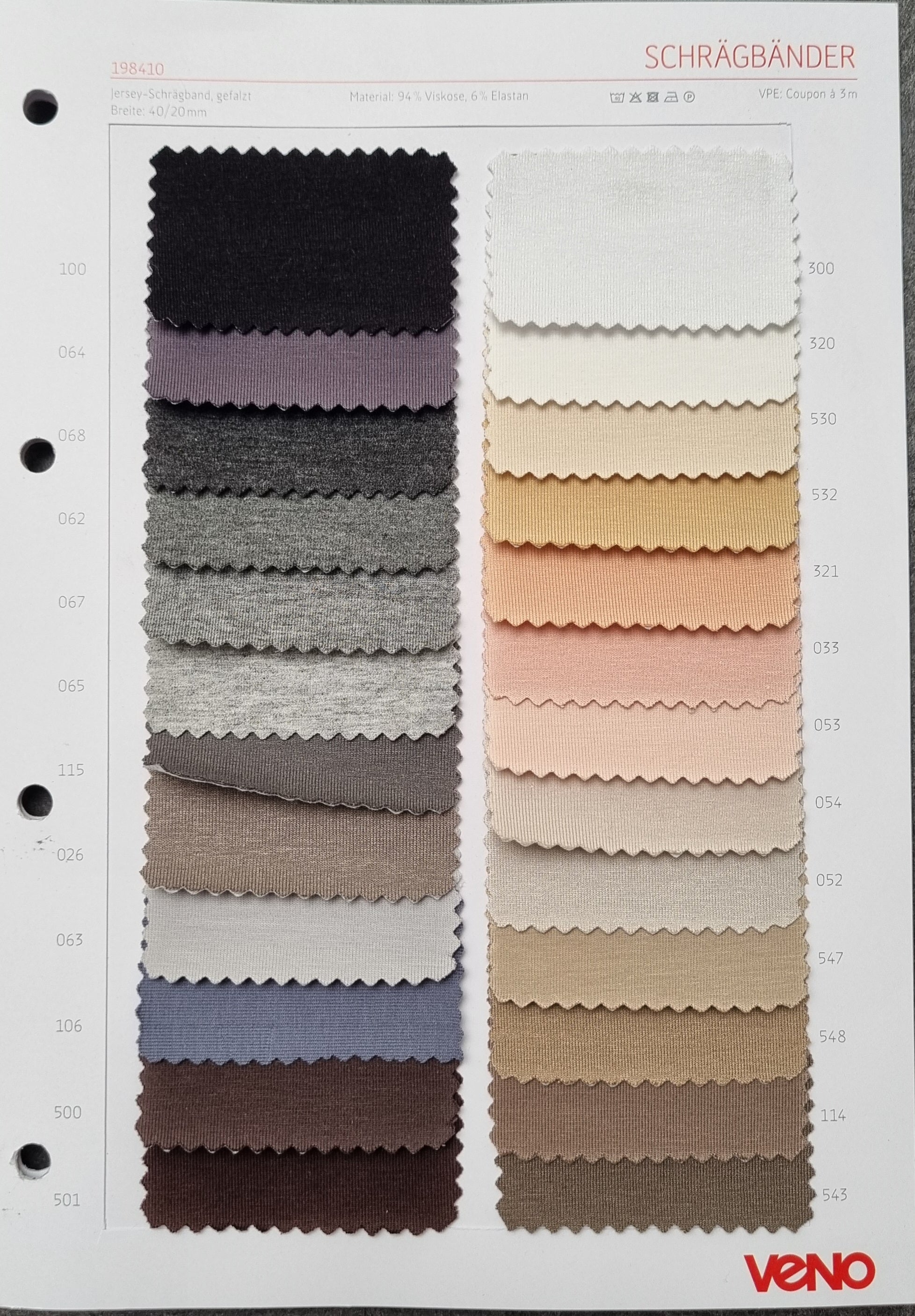 Viskoseschrägband 40/20 viele Farben Bänder OAKI DOKI Malu - Stoffhaus