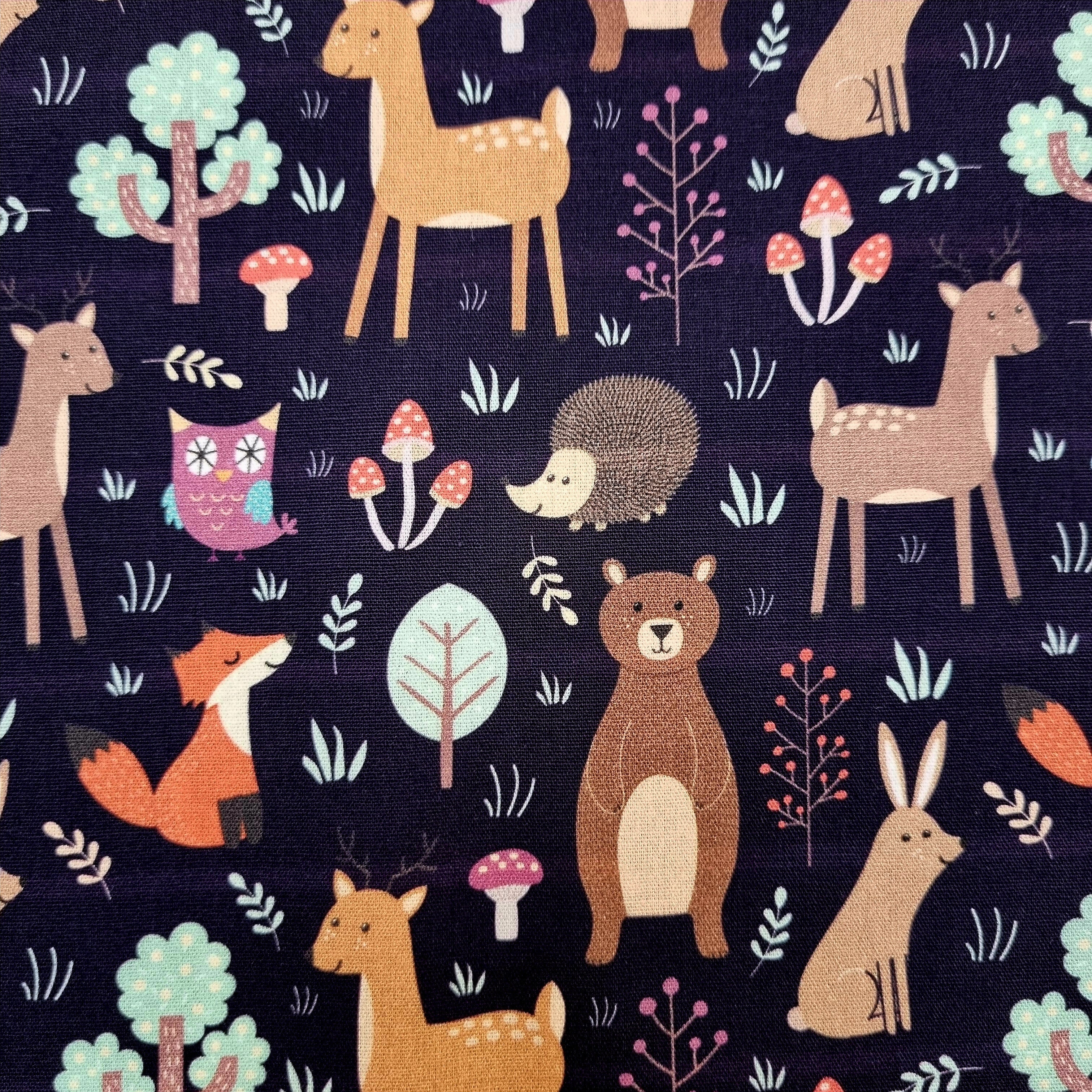 Waldtiere Baumwolldruck Webstoff Swafing Malu - Stoffhaus