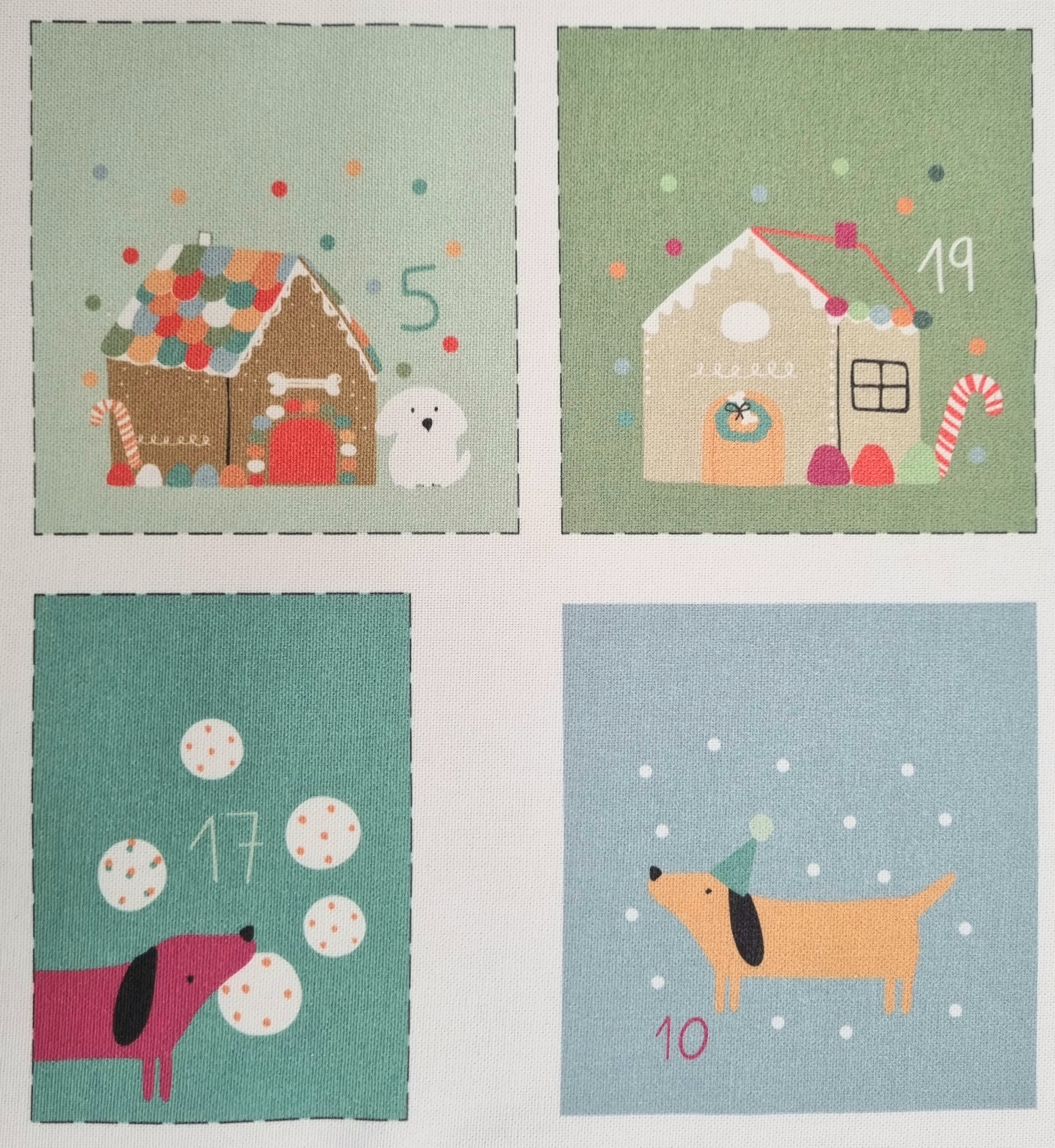 Weihnachtspanel Canvas Malu Stoffhaus Malu - Stoffhaus