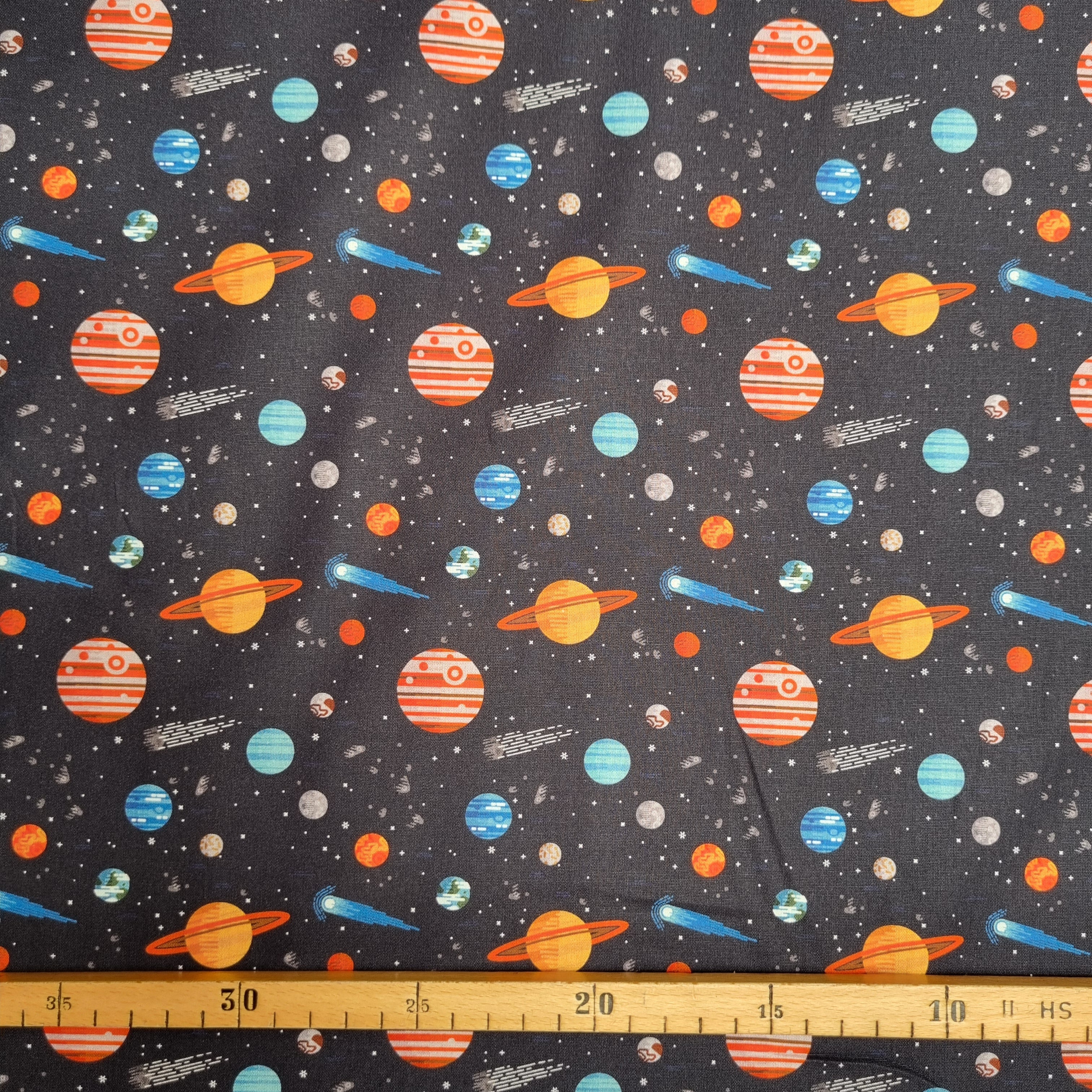 Weltall Webstoff Malu Stoffhaus Malu - Stoffhaus