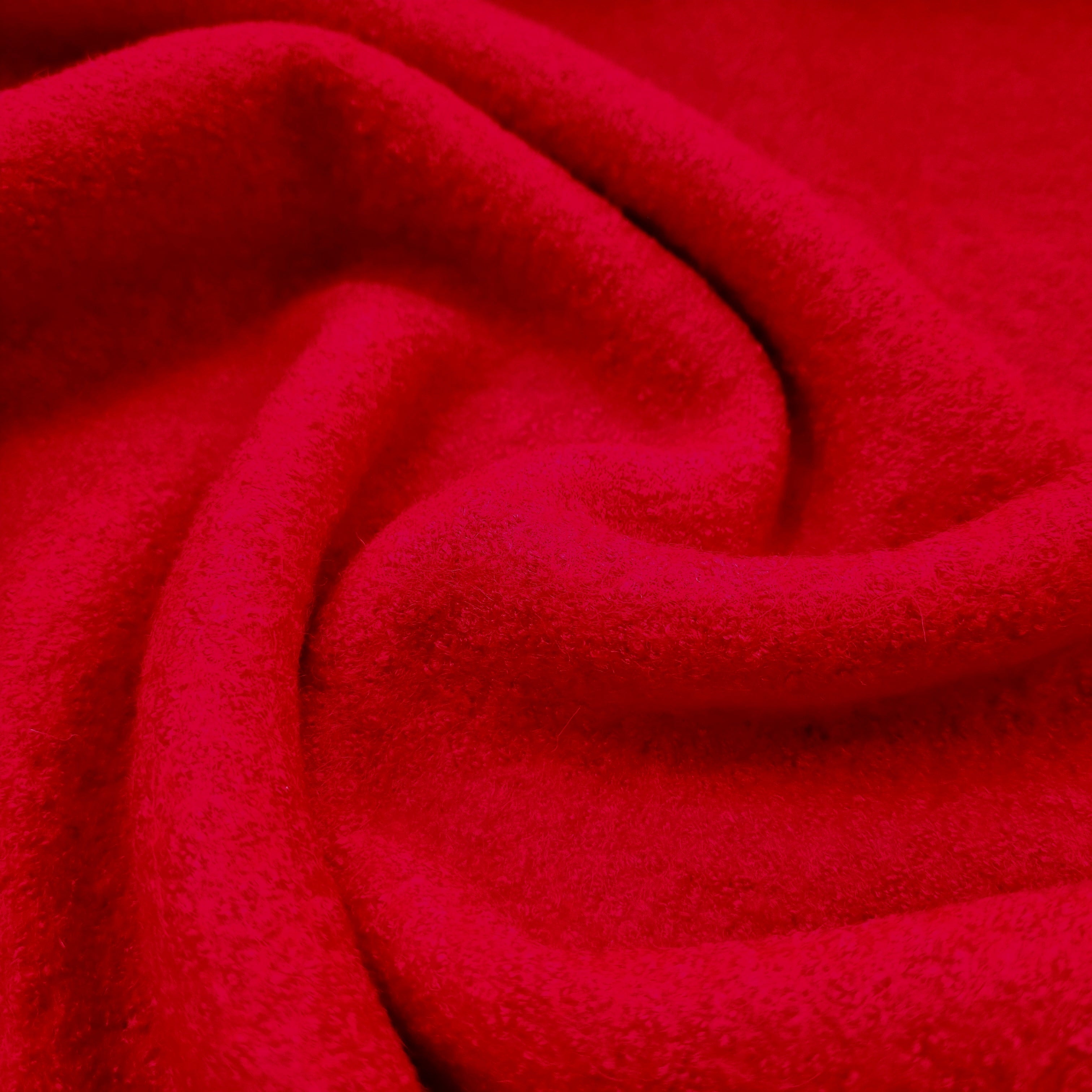 Woll Boucle Woll Bouclé Malu Stoffhaus rot Malu - Stoffhaus